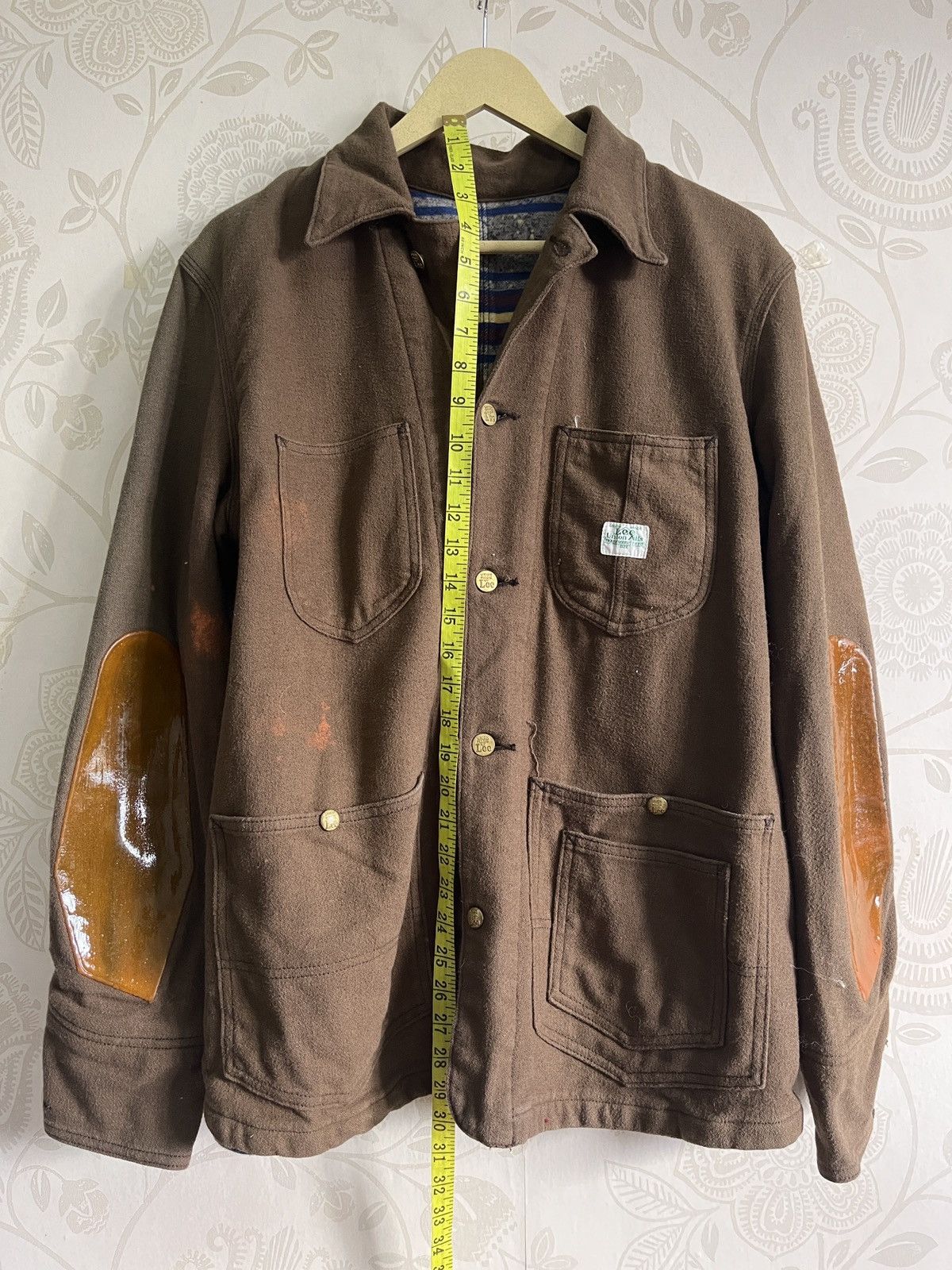 Lee × Vintage Vintage 70s Rare Lee Wool Blanket Kapital Denim Jacket Size US L / EU 52-54 / 3 - 2 Thumbnail