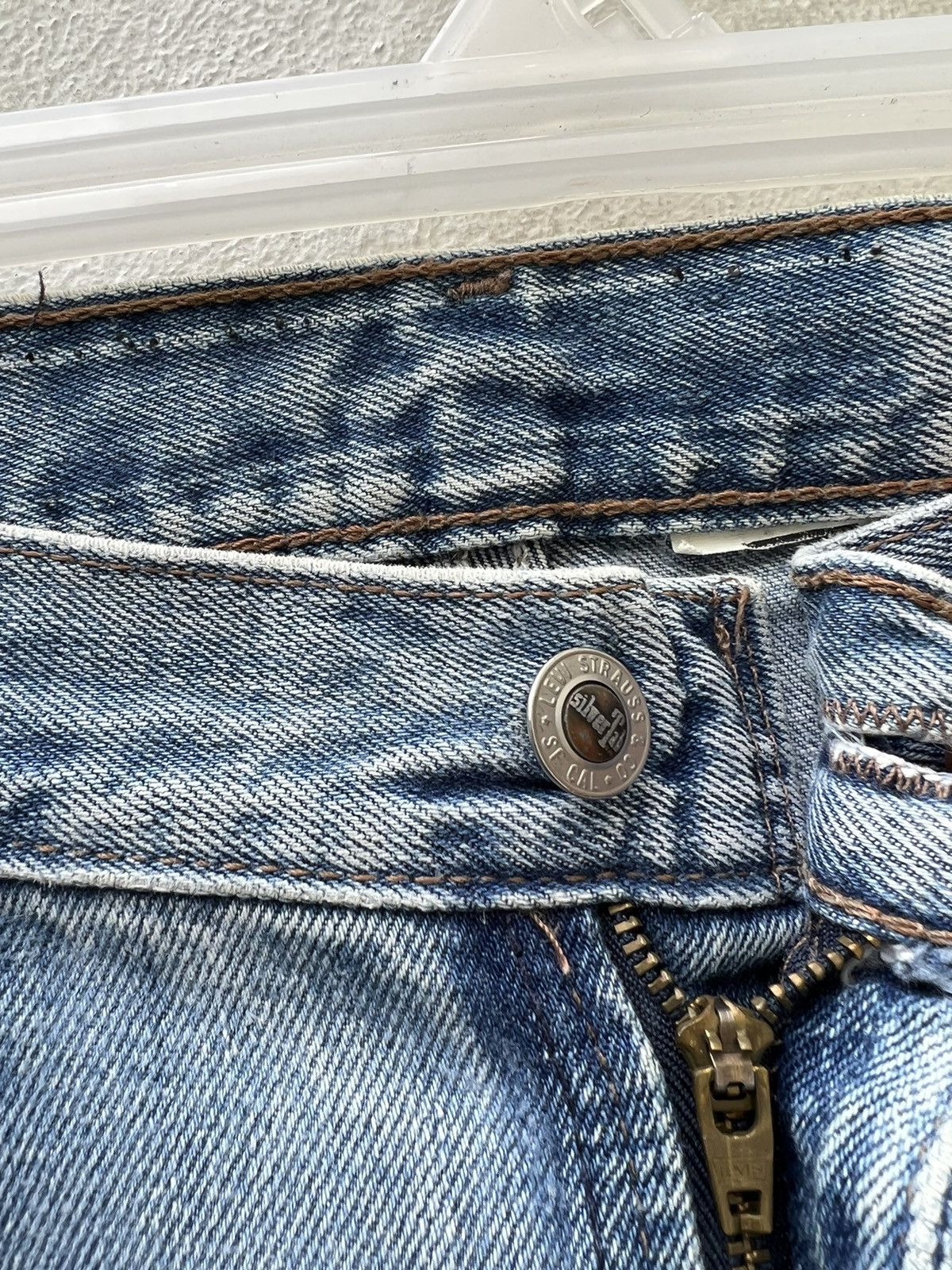 Levi's Baggy Vintage 90s Levi’s Silvertab Fade Denim Jeans Size US 34 / EU 50 - 9 Thumbnail