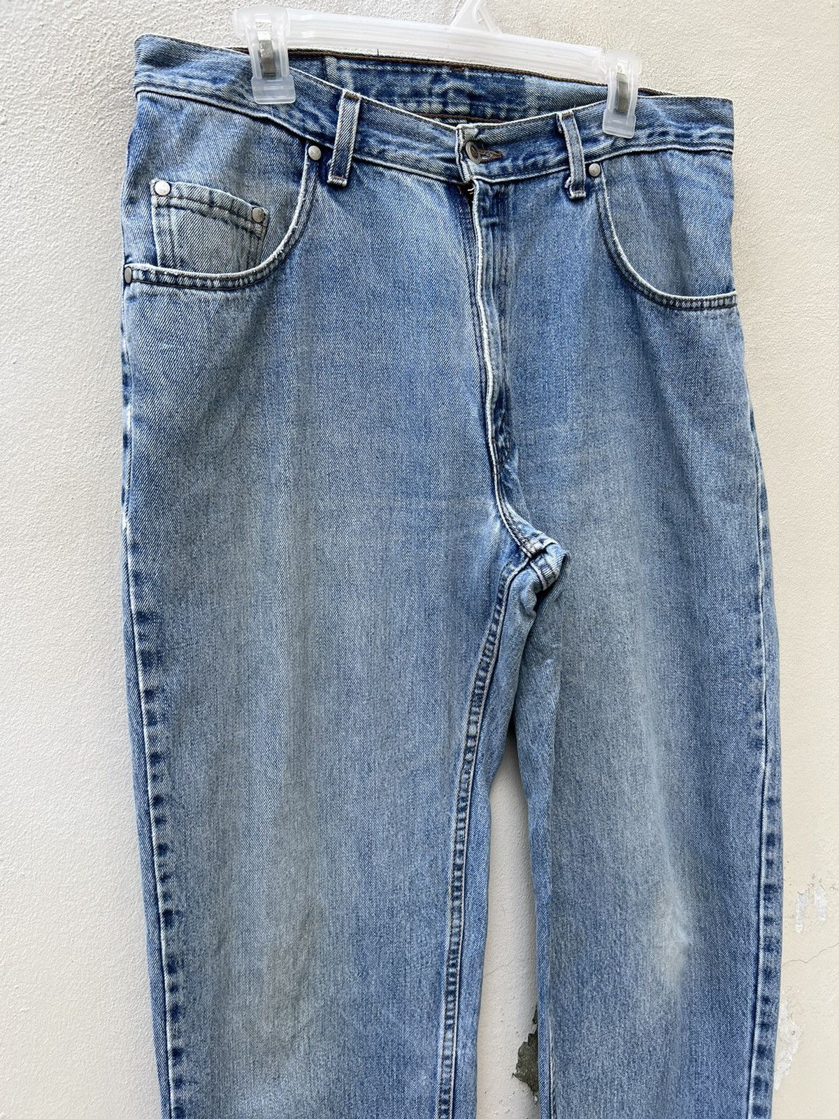 Levi's Baggy Vintage 90s Levi’s Silvertab Fade Denim Jeans Size US 34 / EU 50 - 7 Thumbnail