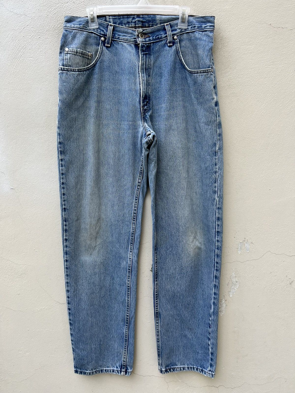 Levi's Baggy Vintage 90s Levi’s Silvertab Fade Denim Jeans Size US 34 / EU 50 - 6 Thumbnail