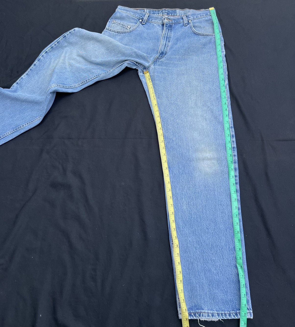 Levi's Baggy Vintage 90s Levi’s Silvertab Fade Denim Jeans Size US 34 / EU 50 - 4 Thumbnail