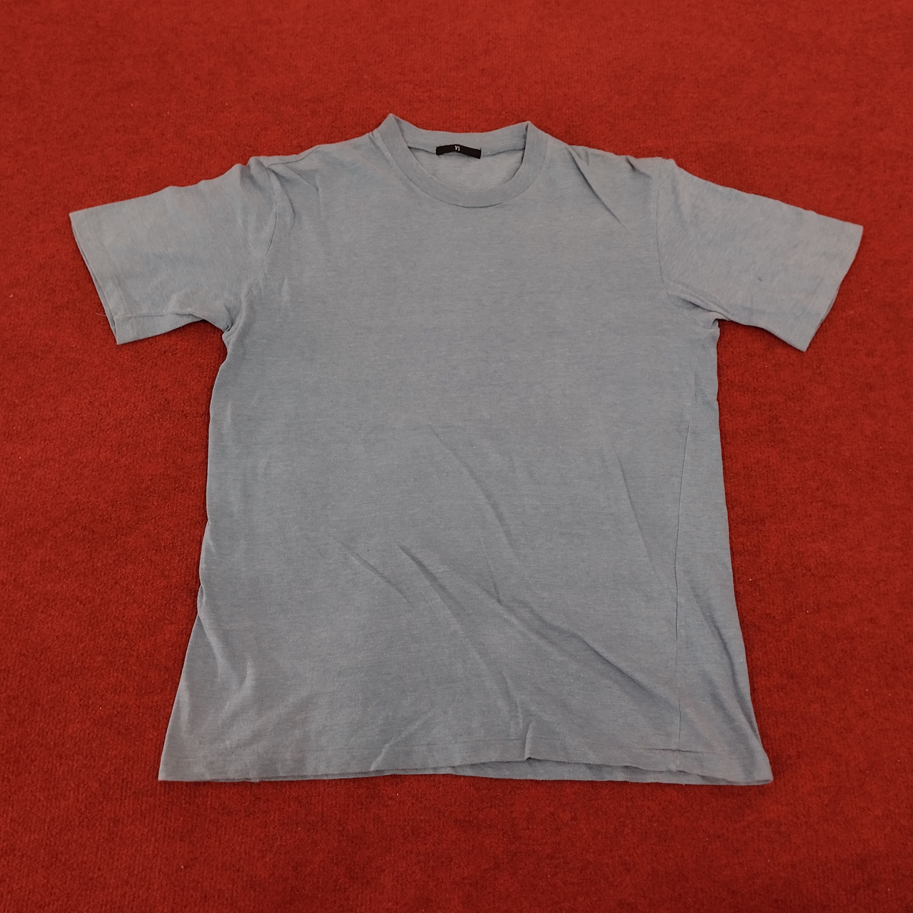 Yohji Yamamoto AAR 1990s green cotton blend irridescent polo shirt - mens XS S