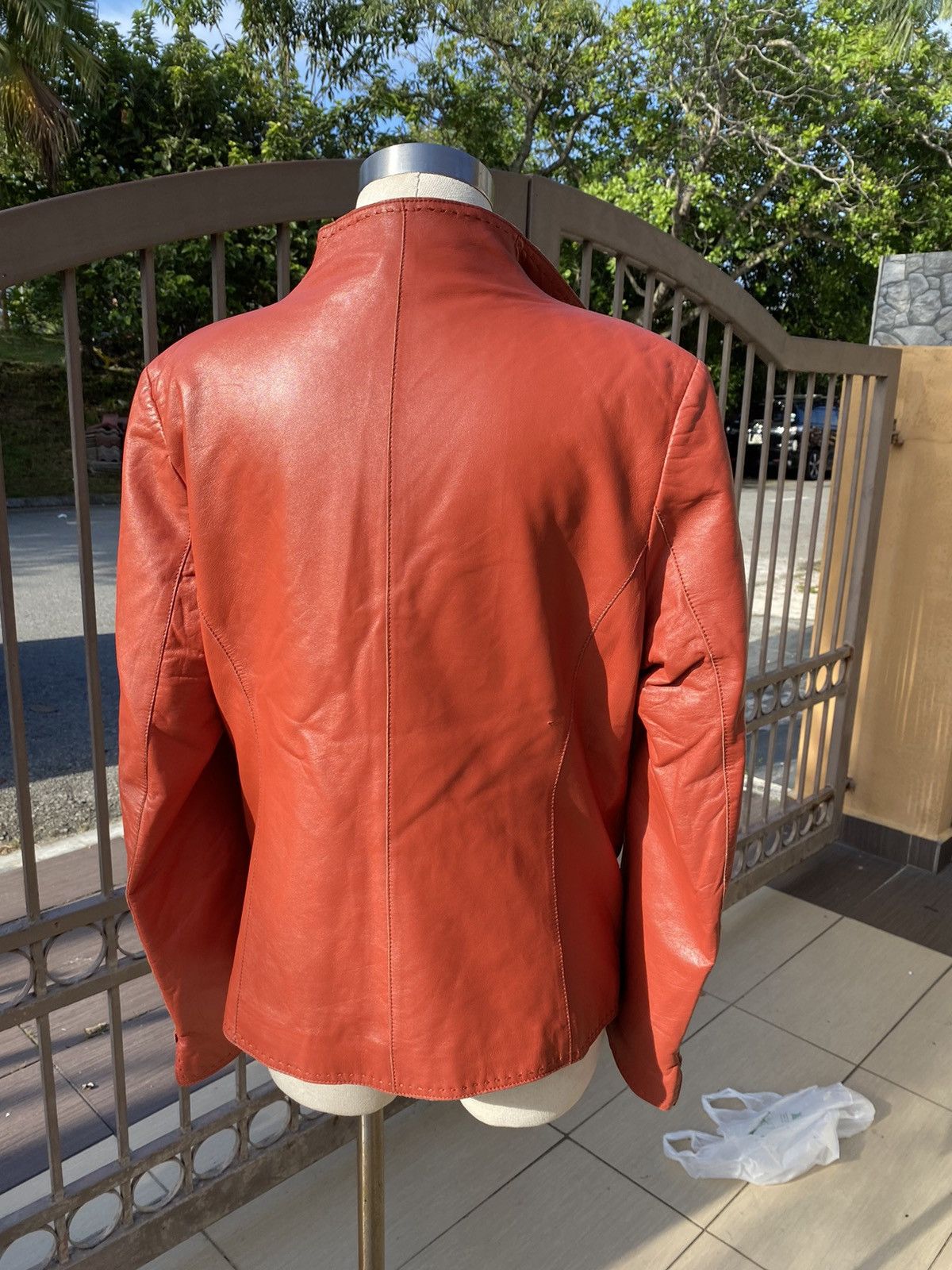 Balmain vintage leather jacket Size L / US 10 / IT 46 - 4 Thumbnail
