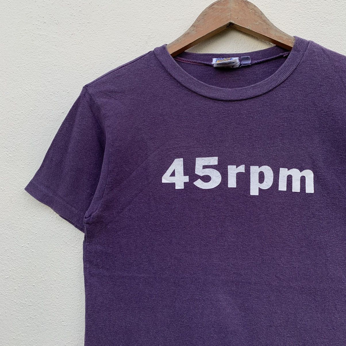 45rpm Vintage 45RPM SPELLOUT PURPLE T-shirt Size US S / EU 44-46 / 1 - 4 Thumbnail