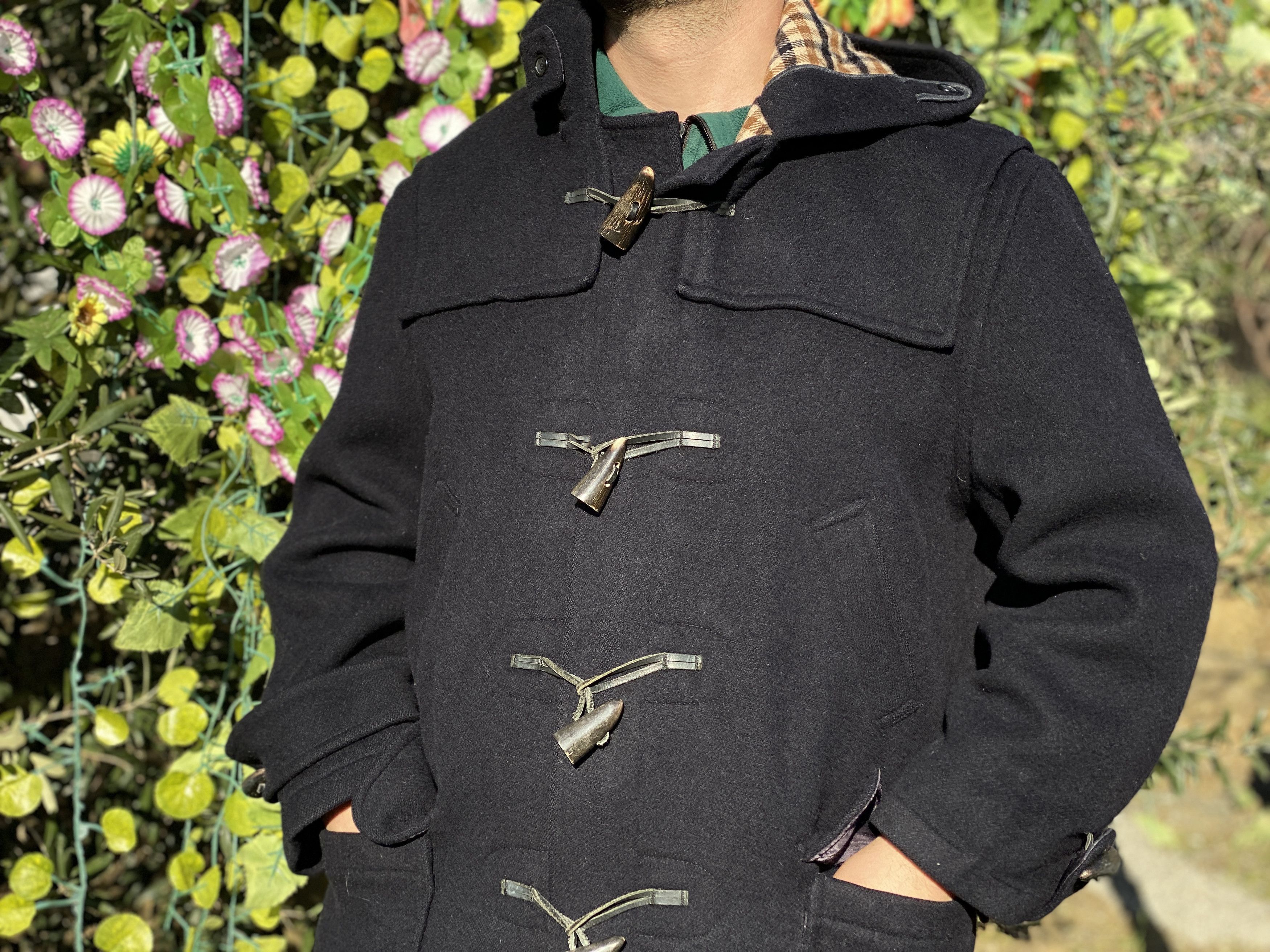 Aquascutum Aquascutum London Duffle Buckle Hooded Size 36 S M Charcoal Size US S / EU 44-46 / 1 - 14 Thumbnail
