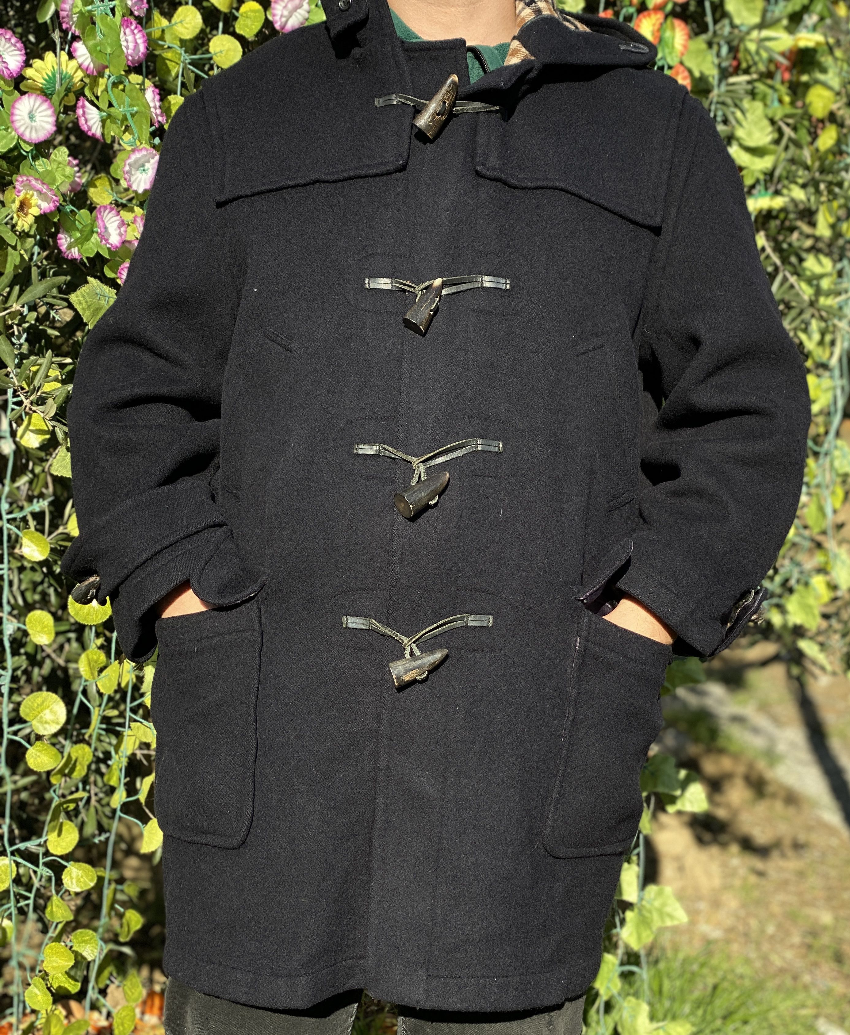 Aquascutum Aquascutum London Duffle Buckle Hooded Size 36 S M Charcoal Size US S / EU 44-46 / 1 - 12 Thumbnail