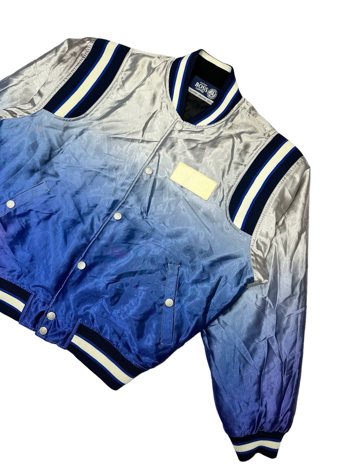 Hysteric Glamour × Japanese Brand 💥RARE💥 Vintage SUNTORY BOSS COFFEE Reversible Coach Jacket Size US L / EU 52-54 / 3 - 7 Thumbnail