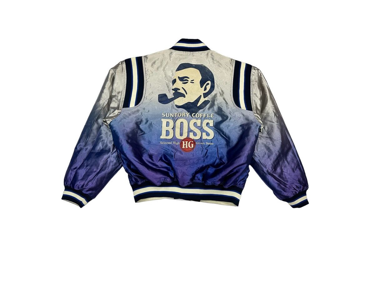 💥RARE💥 Vintage SUNTORY BOSS COFFEE Reversible Coach Jacket