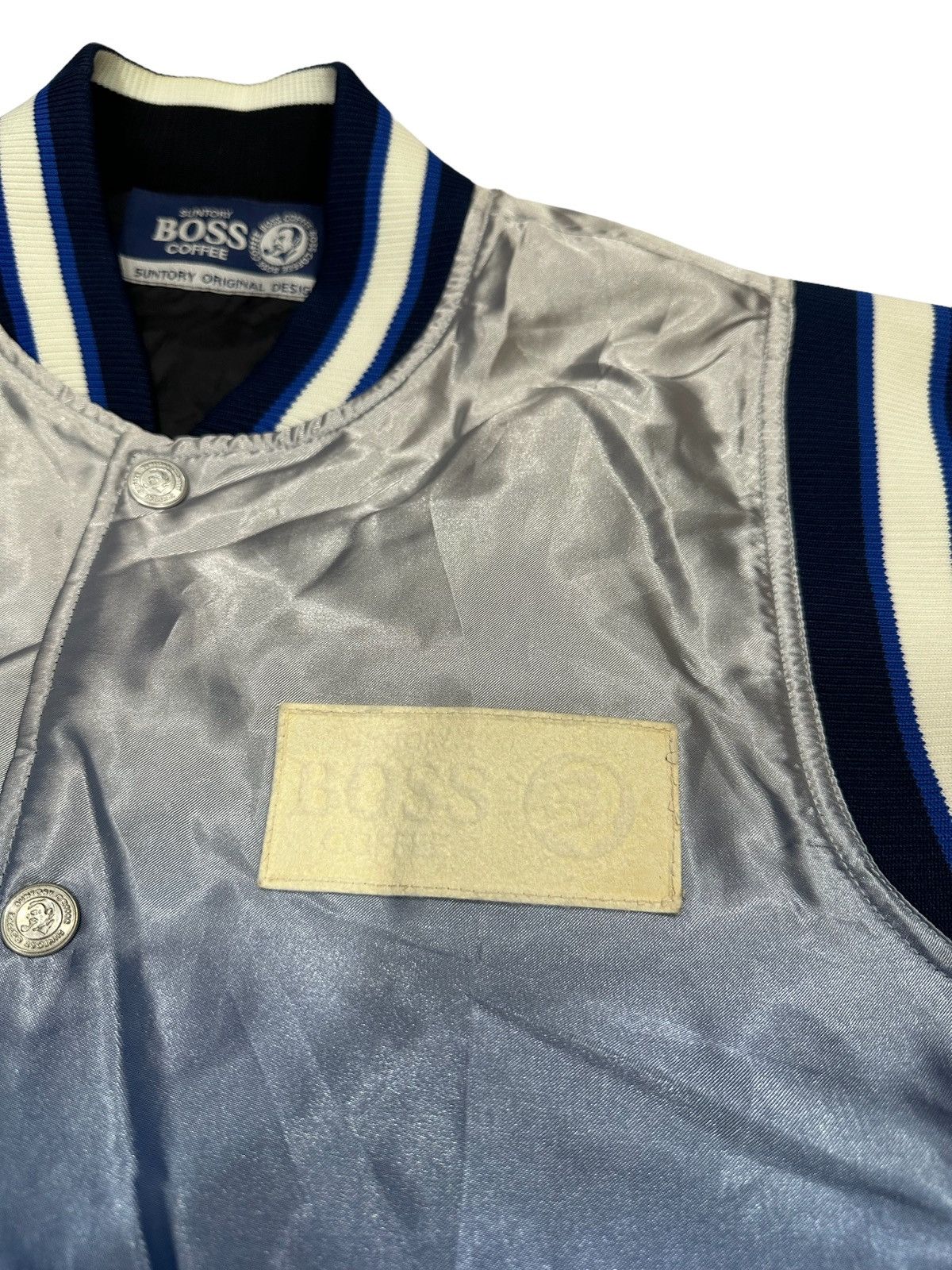 Hysteric Glamour × Japanese Brand 💥RARE💥 Vintage SUNTORY BOSS COFFEE Reversible Coach Jacket Size US L / EU 52-54 / 3 - 8 Thumbnail