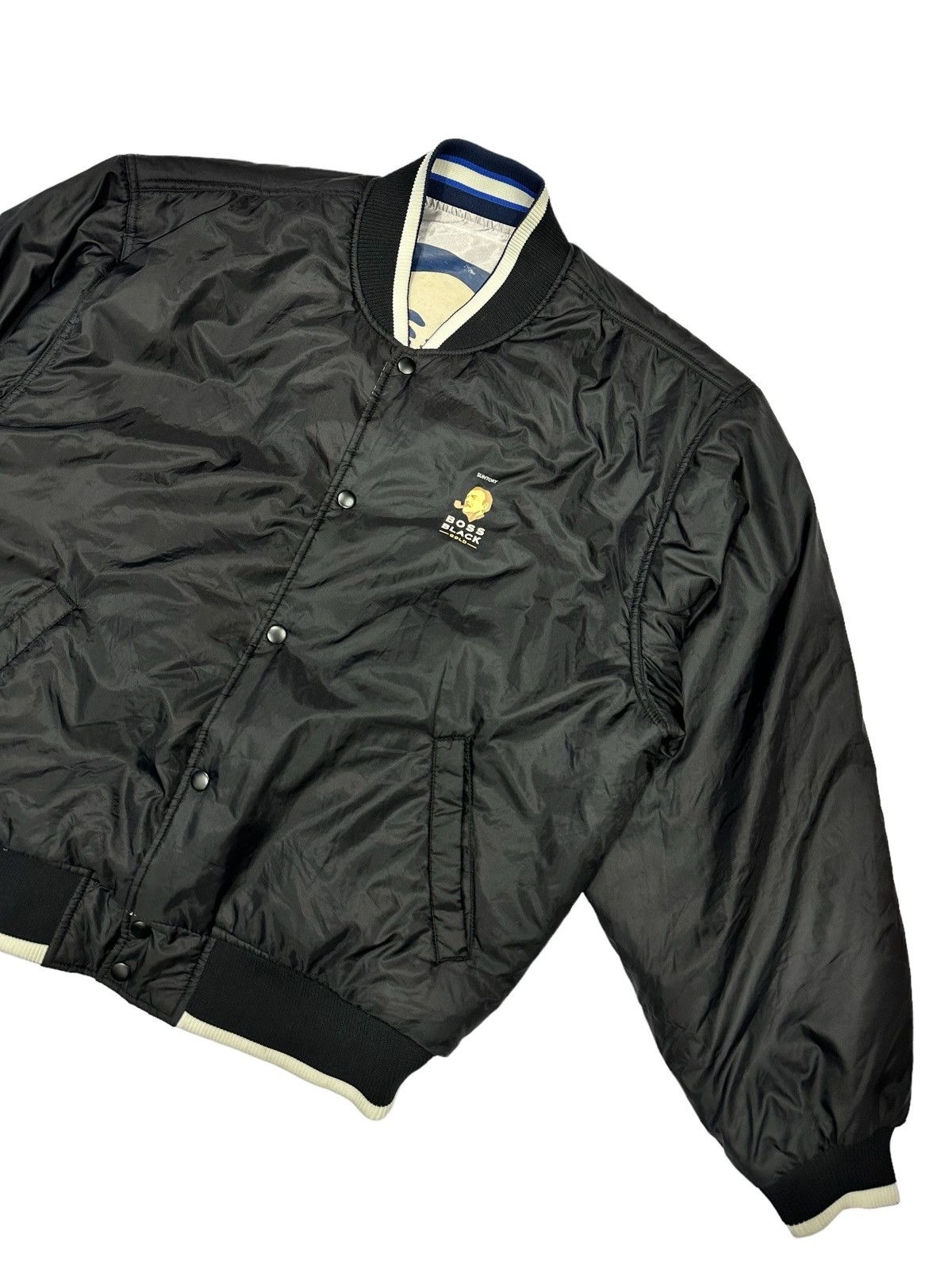 Hysteric Glamour × Japanese Brand 💥RARE💥 Vintage SUNTORY BOSS COFFEE Reversible Coach Jacket Size US L / EU 52-54 / 3 - 10 Thumbnail