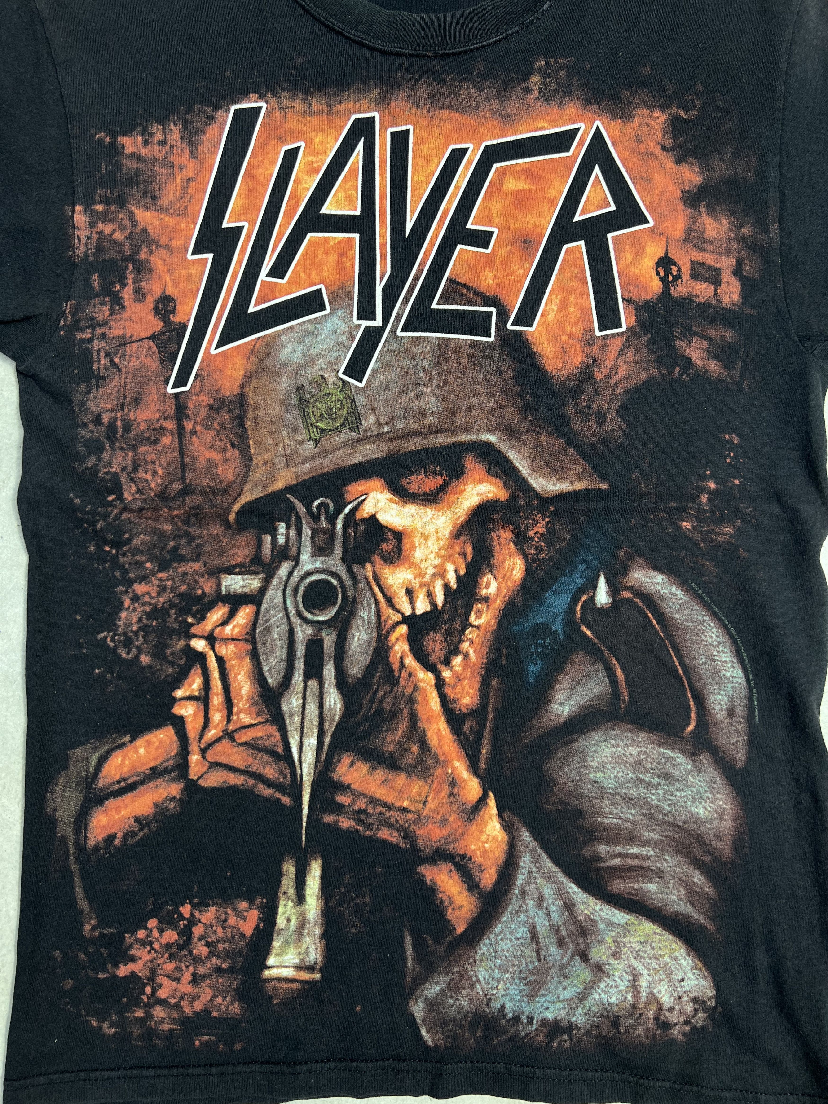Slayer Slayer Metal Band Big Print tee (S) GTMA300 Size S / US 4 / IT 40 - 2 Thumbnail