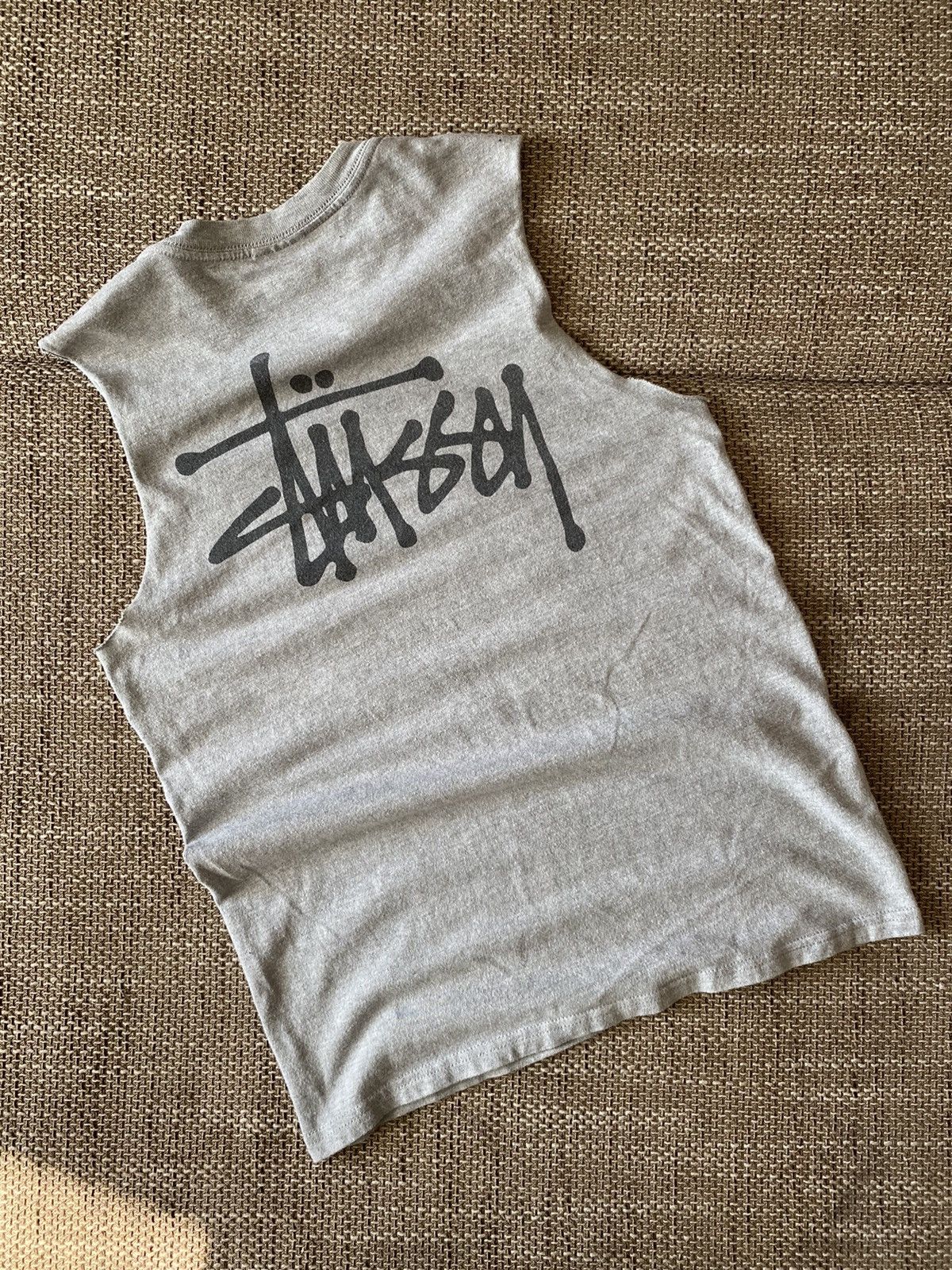 Vintage Stüssy Tank Top Big Logo Vintage | Grailed