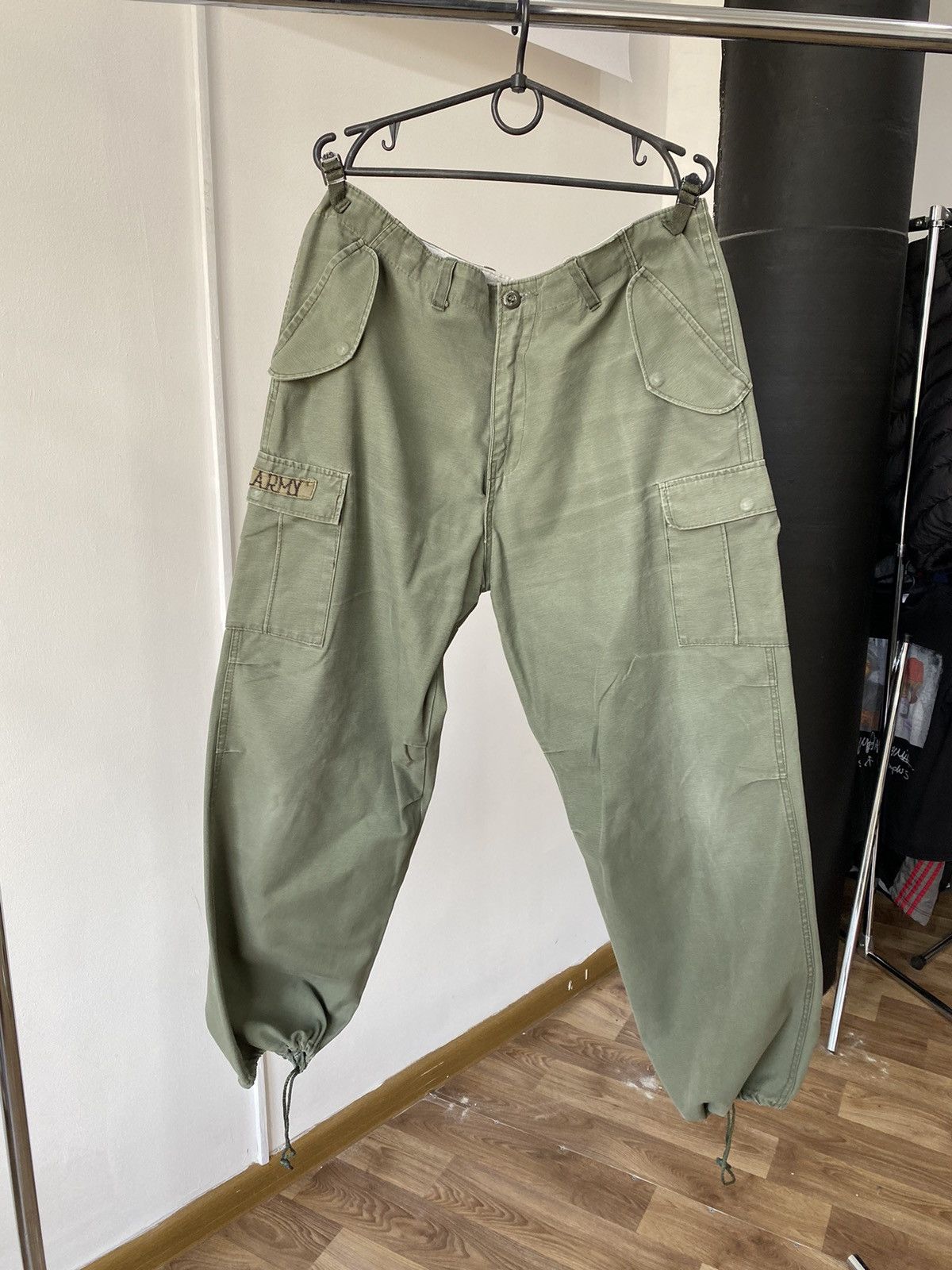 Vintage 🪖 US Army M65 Field Cargo Trousers Pants - 1970s Size US 32 / EU 48 - 3 Thumbnail