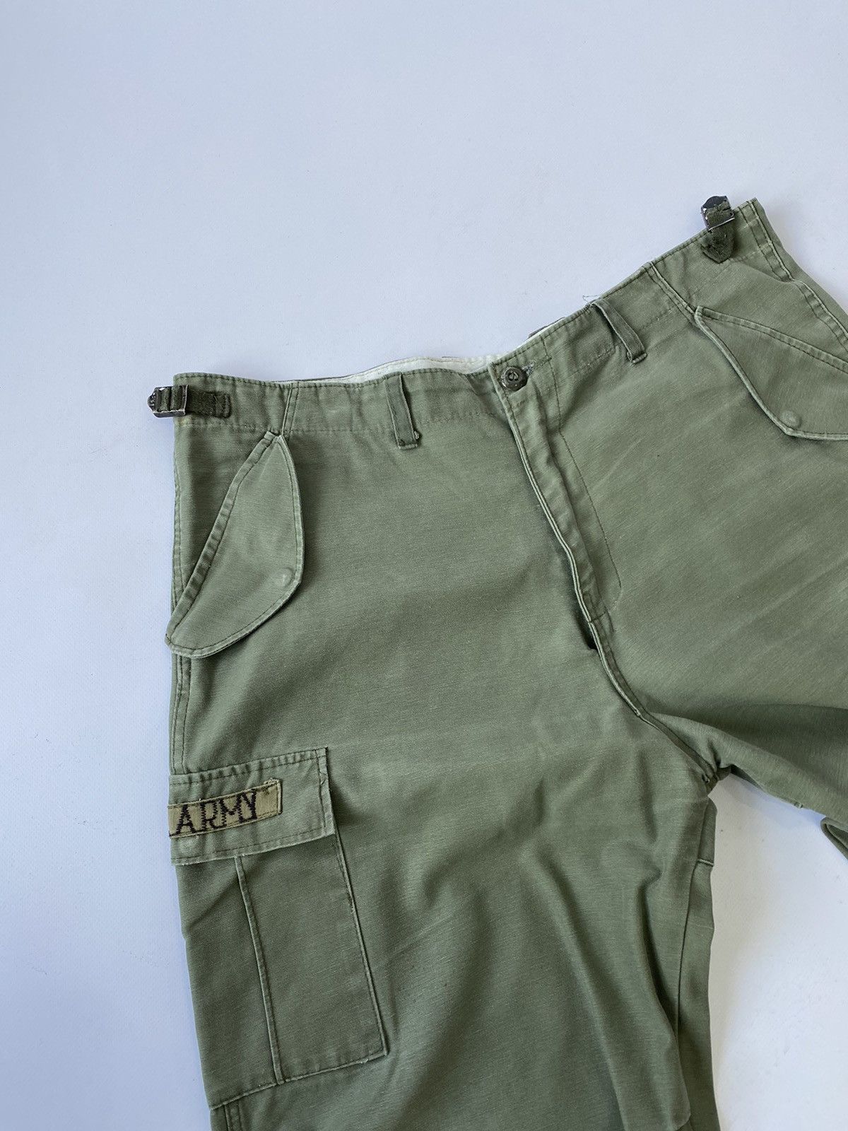 Vintage 🪖 US Army M65 Field Cargo Trousers Pants - 1970s Size US 32 / EU 48 - 12 Thumbnail