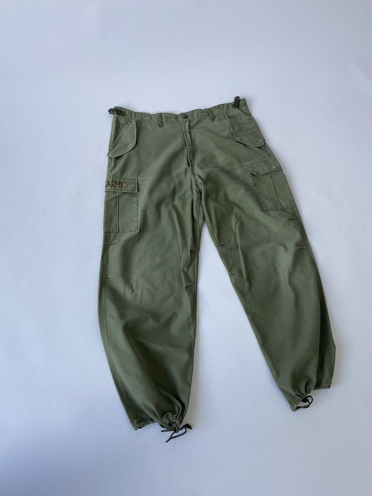 Vintage 🪖 US Army M65 Field Cargo Trousers Pants - 1970s Size US 32 / EU 48 - 11 Thumbnail