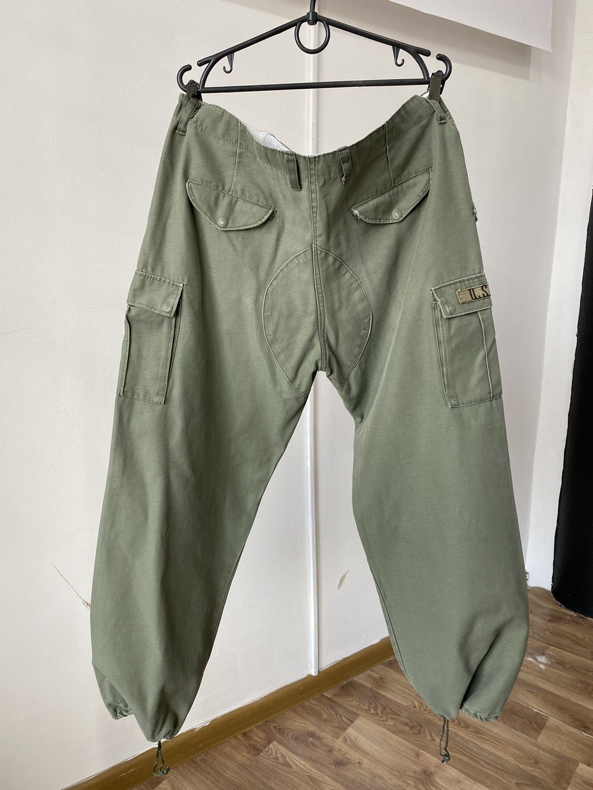 Vintage 🪖 US Army M65 Field Cargo Trousers Pants - 1970s Size US 32 / EU 48 - 4 Thumbnail