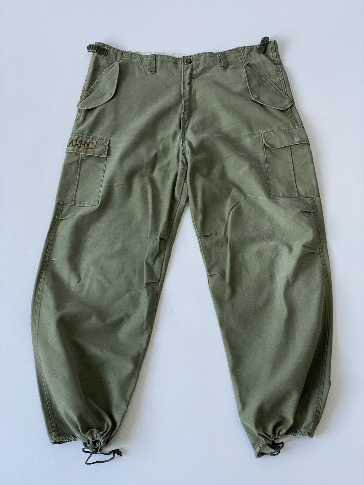 Vintage 🪖 US Army M65 Field Cargo Trousers Pants - 1970s Size US 32 / EU 48 - 9 Thumbnail