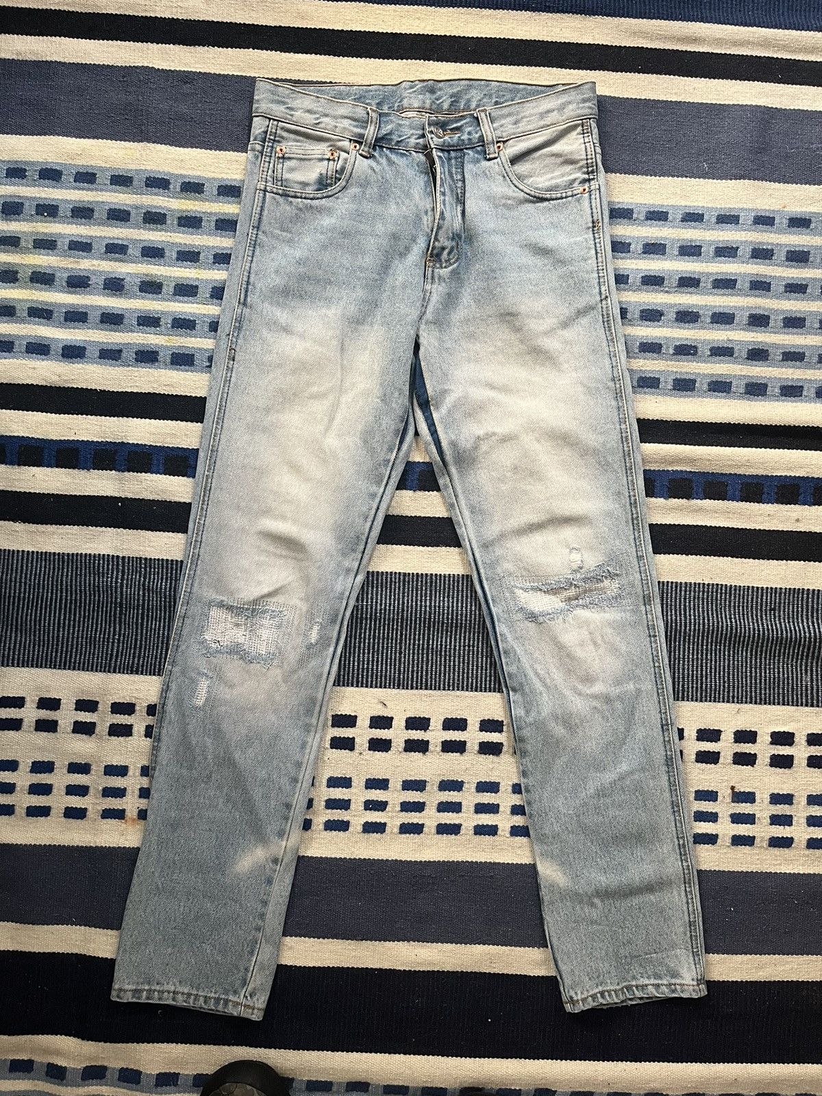 Cheap Monday Slim Stone Wash Blue Jeans Size US 30 / EU 46 - 1 Thumbnail
