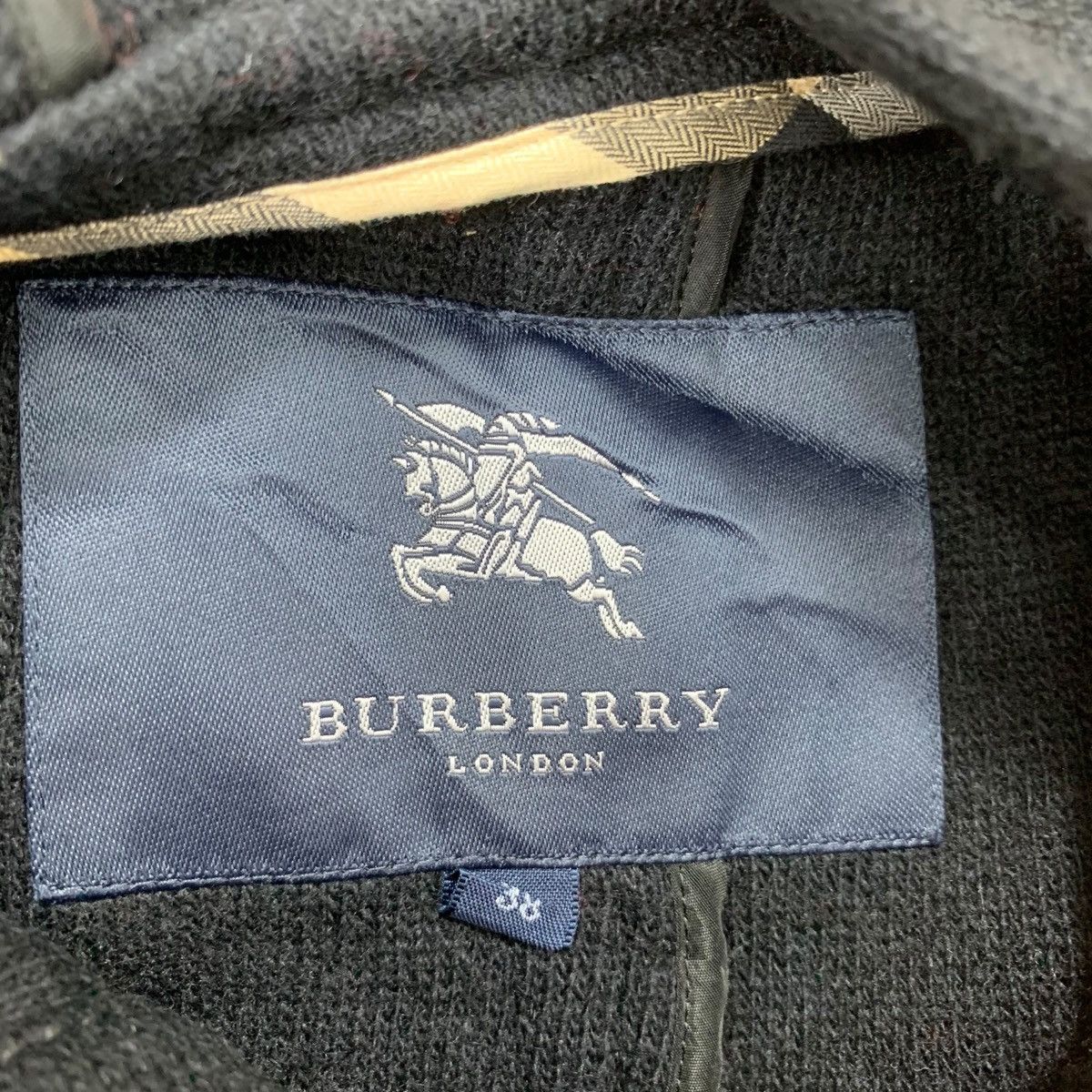 Vintage Burberry Of London Toogle ButtonHoodie Duffle Jacket