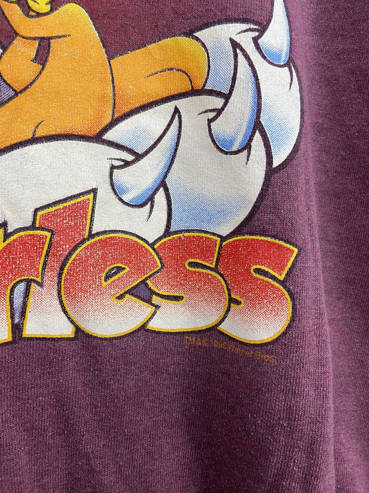 Twenty × Vintage × Warner Bros Vintage 1995 Tweety Fearless Warner Bros Sweatshirt Size US L / EU 52-54 / 3 - 3 Thumbnail