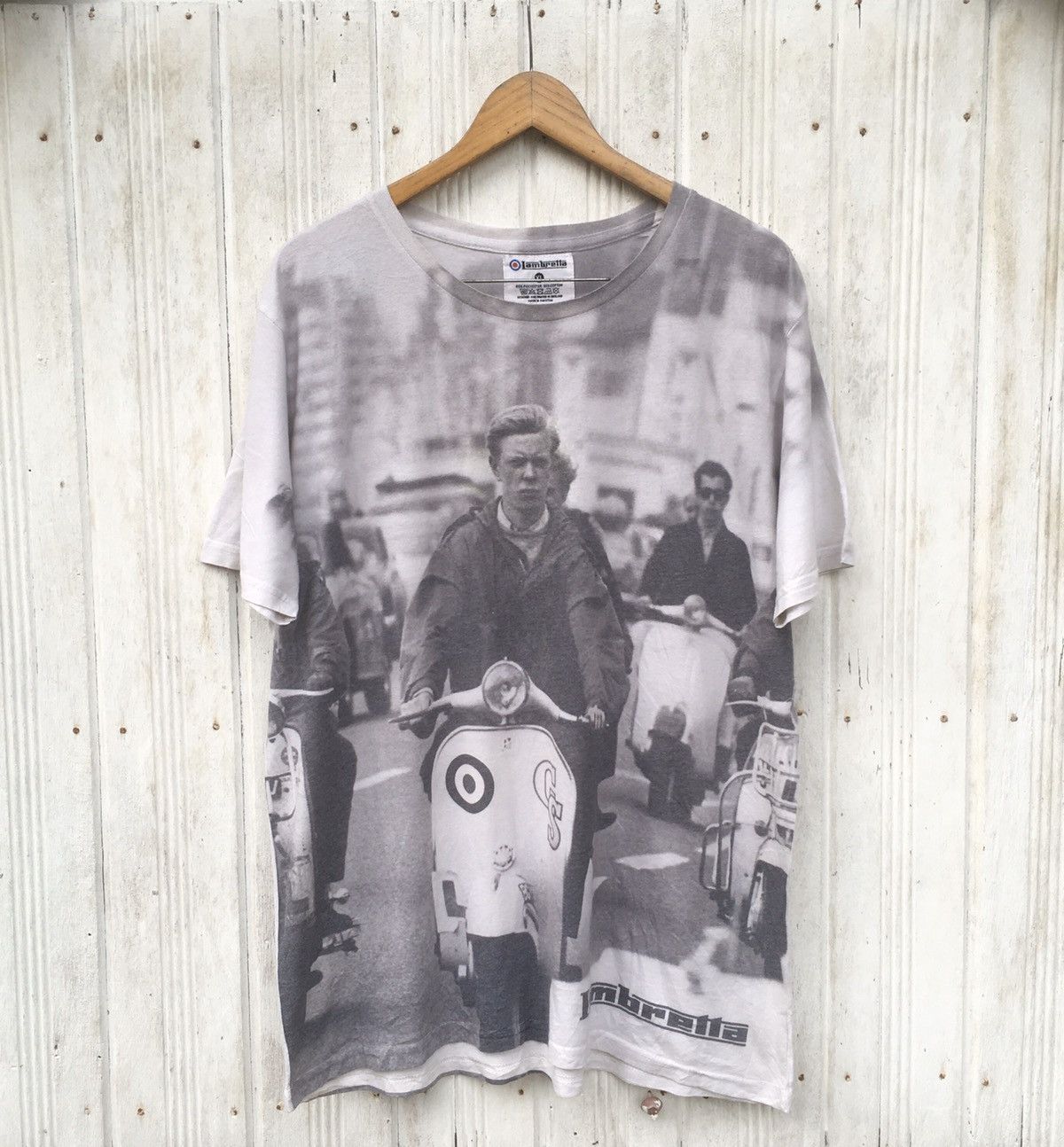 Lambretta × Vintage Vintage Lambretta Retro Photoprint Full Over Print Tshirt Size US L / EU 52-54 / 3 - 1 Thumbnail