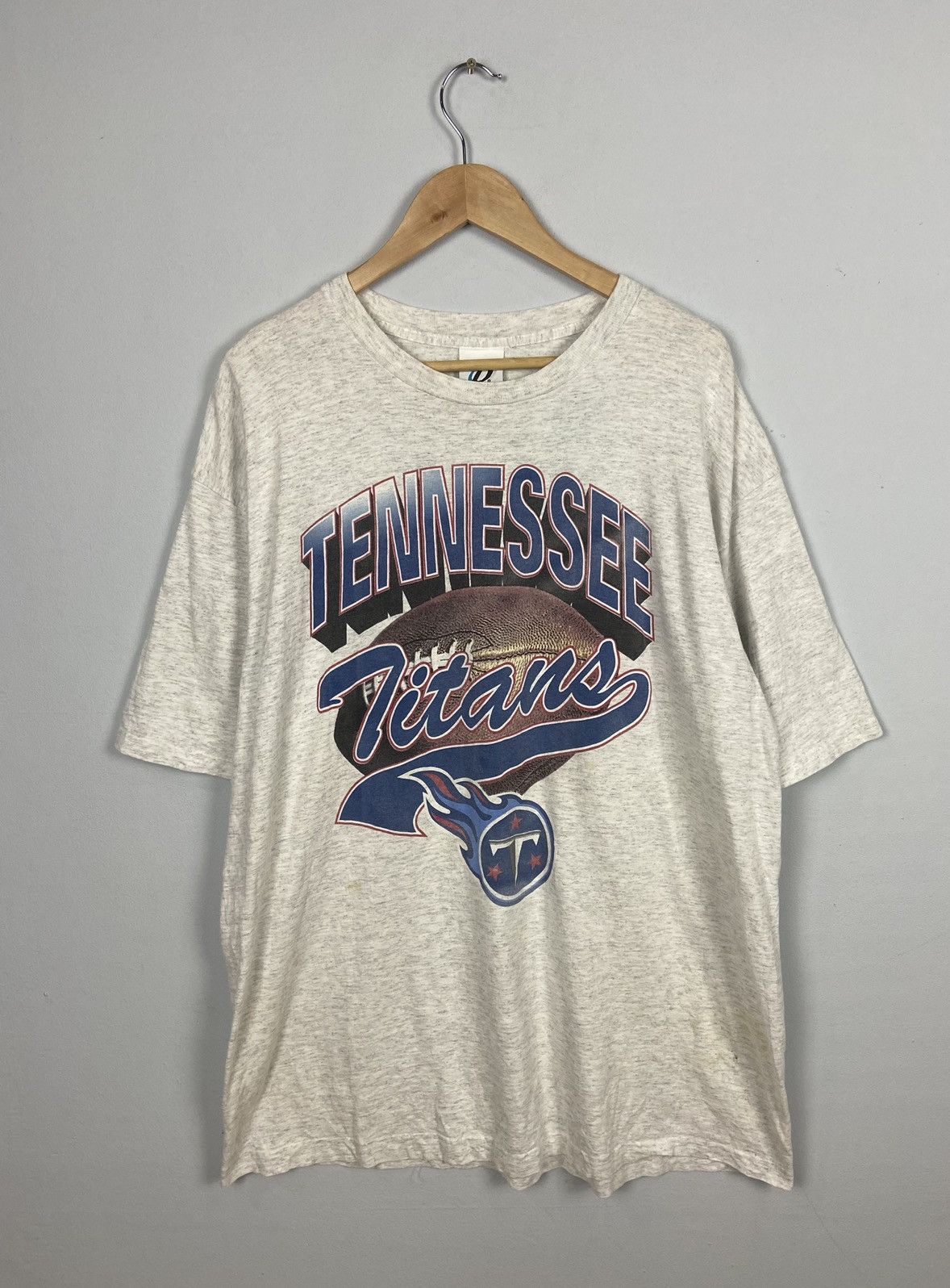 NFL × Vintage Vintage 90s Tennesse Titans American Football NFL Tshirt Size US XL / EU 56 / 4 - 1 Thumbnail