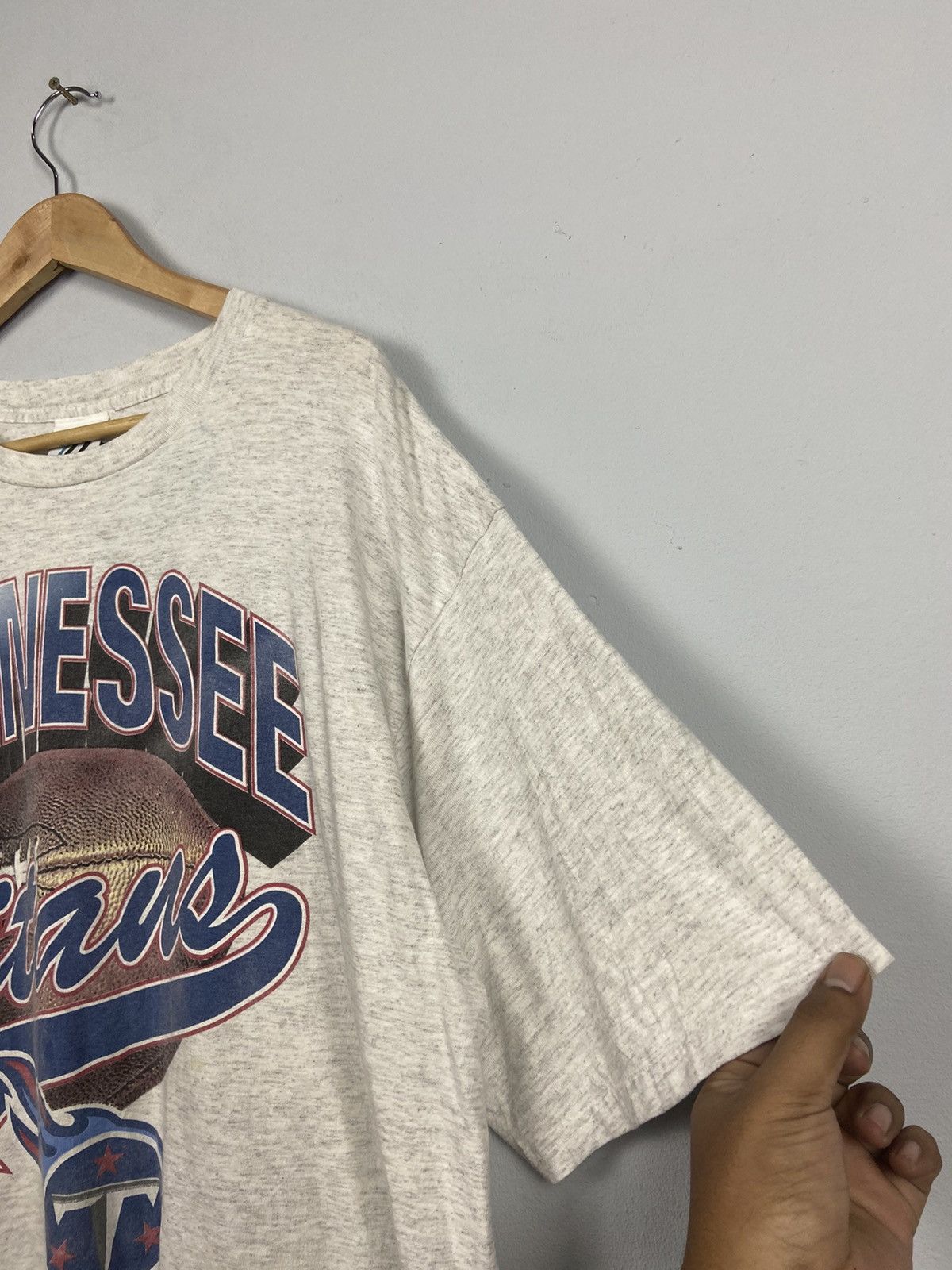 NFL × Vintage Vintage 90s Tennesse Titans American Football NFL Tshirt Size US XL / EU 56 / 4 - 3 Thumbnail
