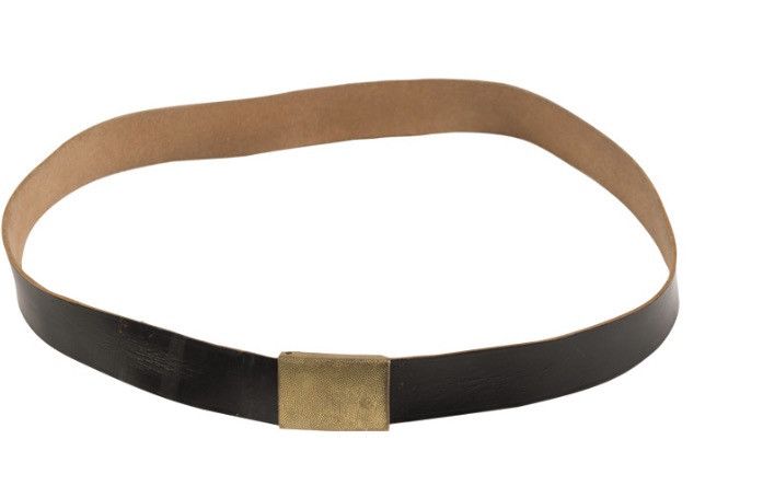 Vintage Vintage Leather WW2 Military Belt Size ONE SIZE - 2 Thumbnail