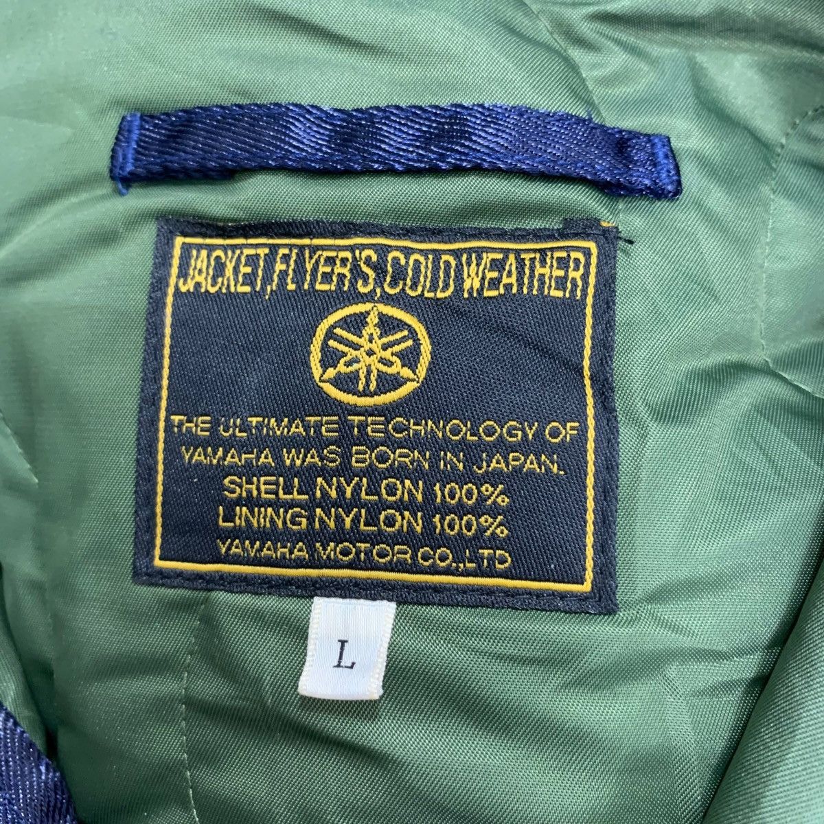 Sports Specialties Vintage 90s Yamaha Racing Team Flight Bomber Zipper Jacket Size US L / EU 52-54 / 3 - 8 Thumbnail