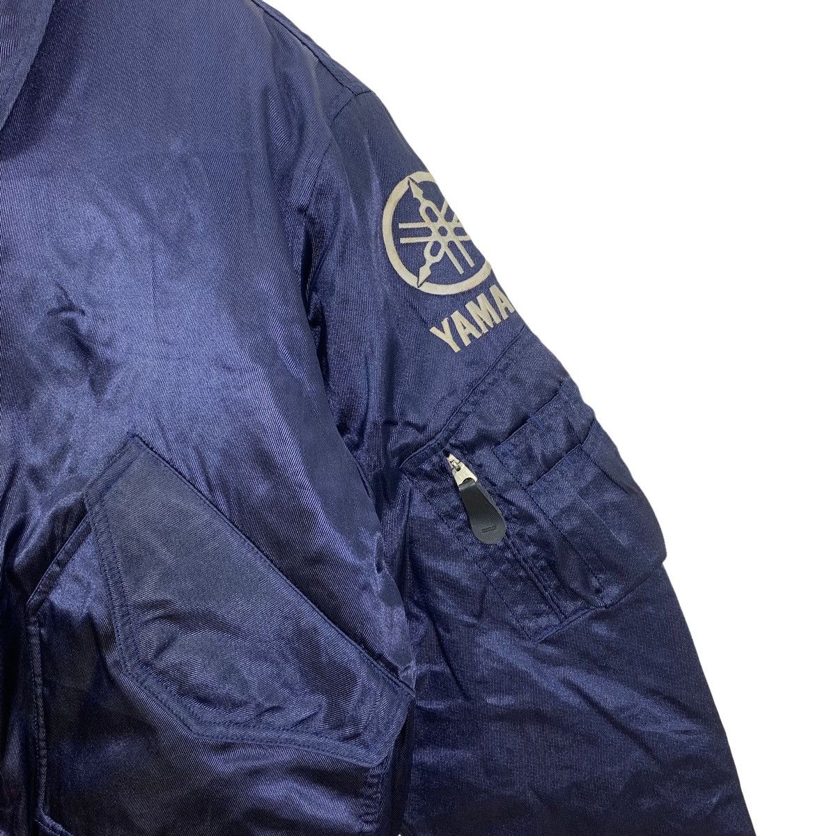 Sports Specialties Vintage 90s Yamaha Racing Team Flight Bomber Zipper Jacket Size US L / EU 52-54 / 3 - 5 Thumbnail