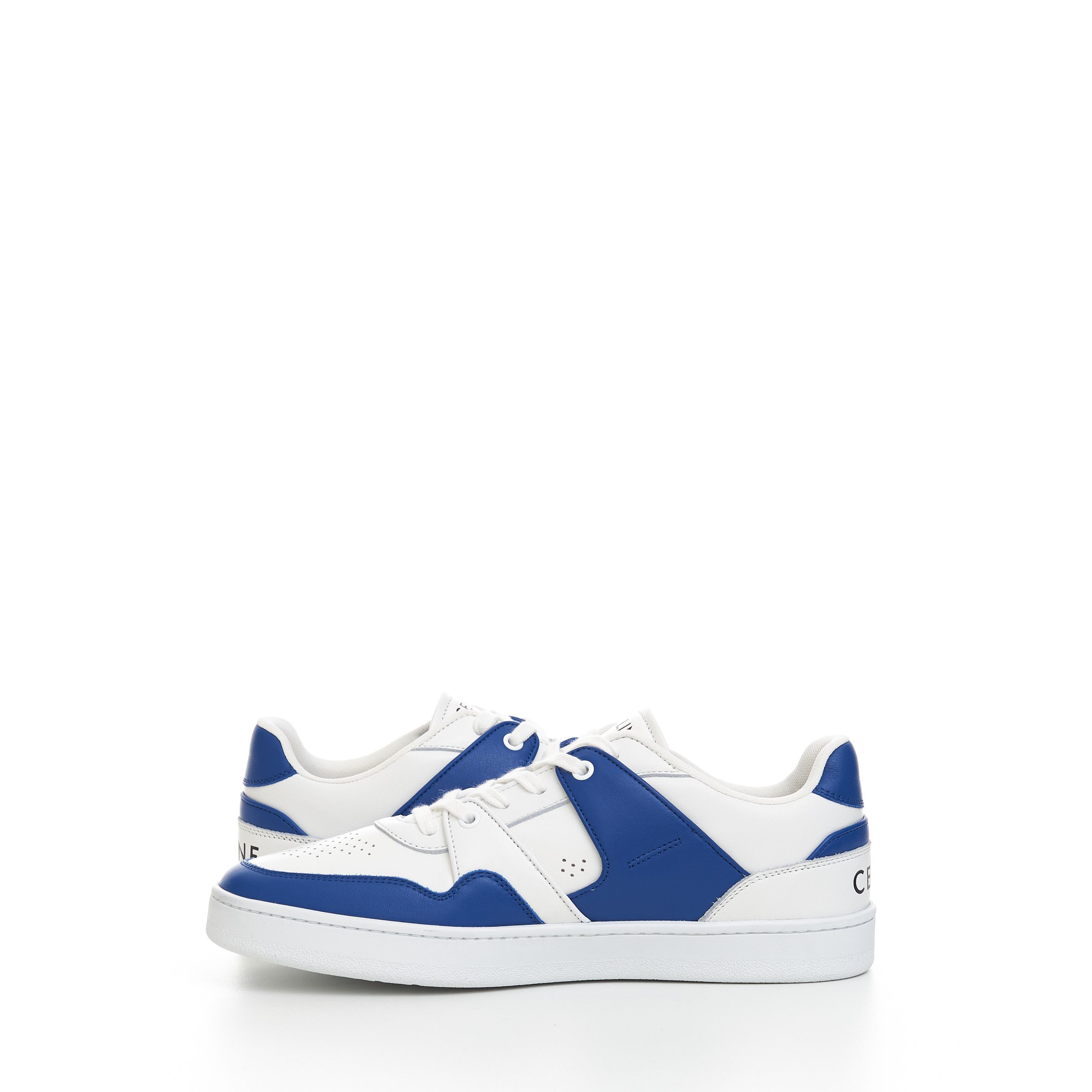 Celine CT-04 Low Lace-up Sneaker In Optic White & Blue Calfskin Size US 11 / EU 44 - 9 Thumbnail