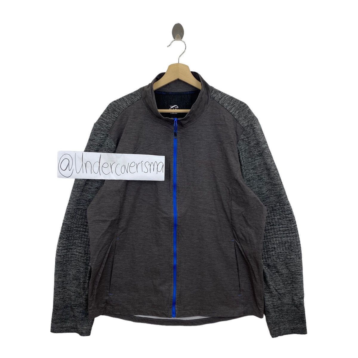 Vintage Vintage FIND-OUT Japanese Brand Full Zipper Grey Sweater Size US L / EU 52-54 / 3 - 1 Thumbnail