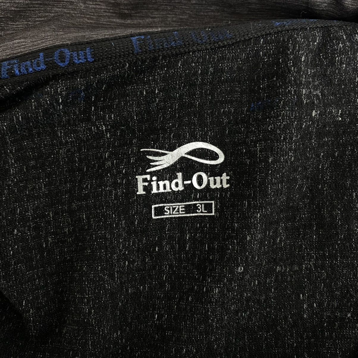 Vintage Vintage FIND-OUT Japanese Brand Full Zipper Grey Sweater Size US L / EU 52-54 / 3 - 5 Thumbnail