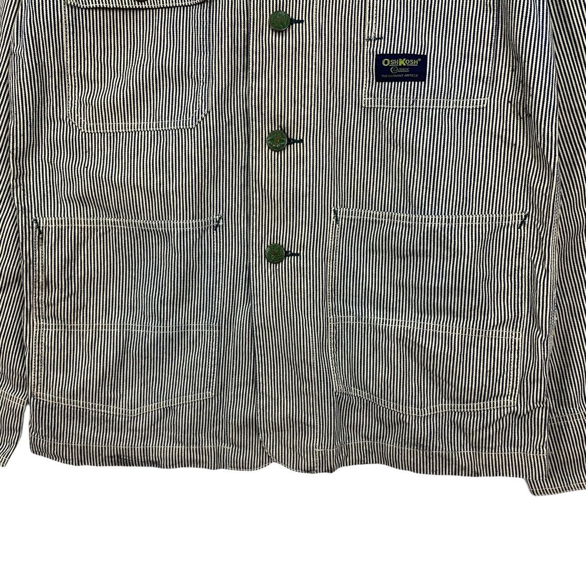 Oshkosh Vintage 90s OshKosh Workers Denim Stripe Jacket Size US M / EU 48-50 / 2 - 3 Thumbnail