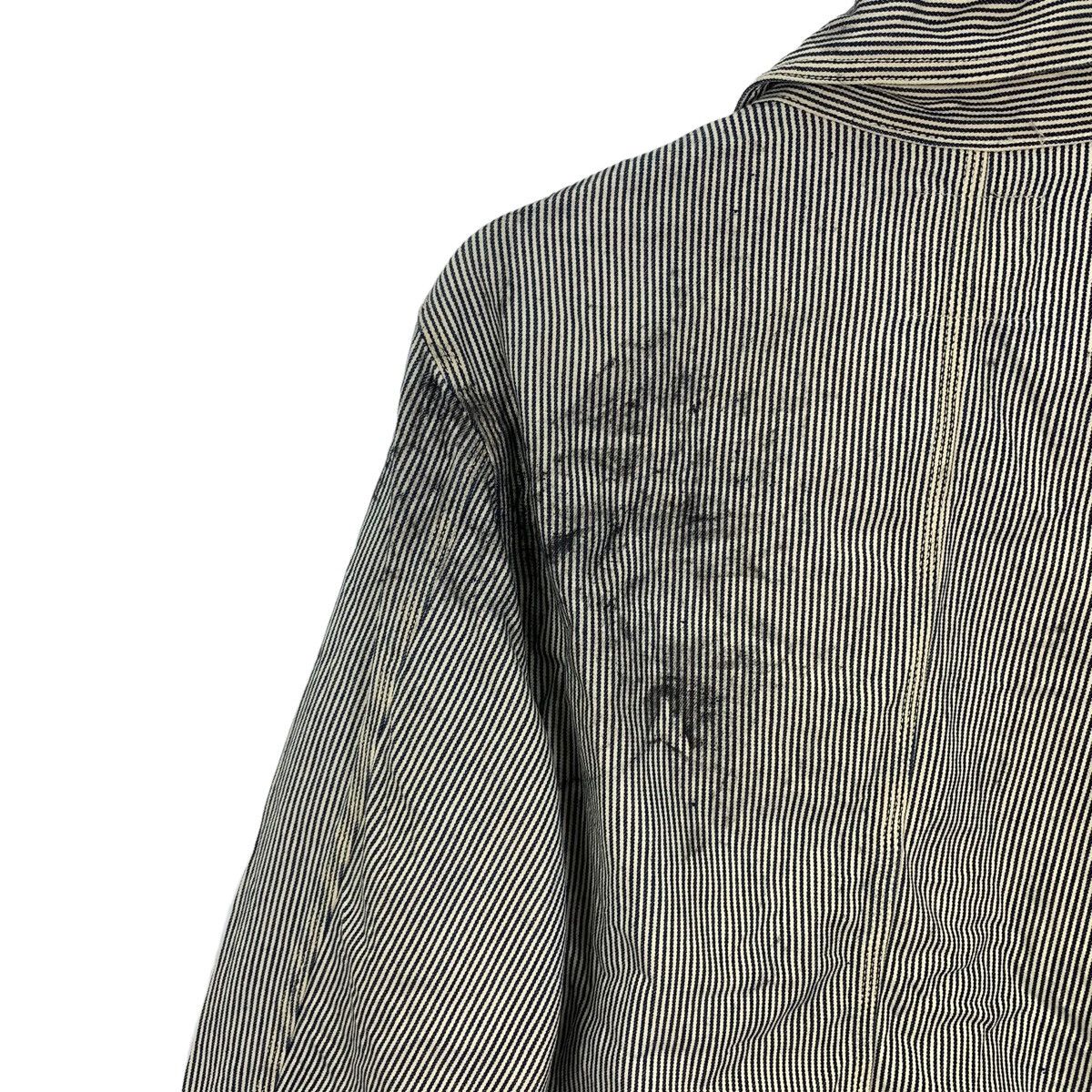 Oshkosh Vintage 90s OshKosh Workers Denim Stripe Jacket Size US M / EU 48-50 / 2 - 5 Thumbnail
