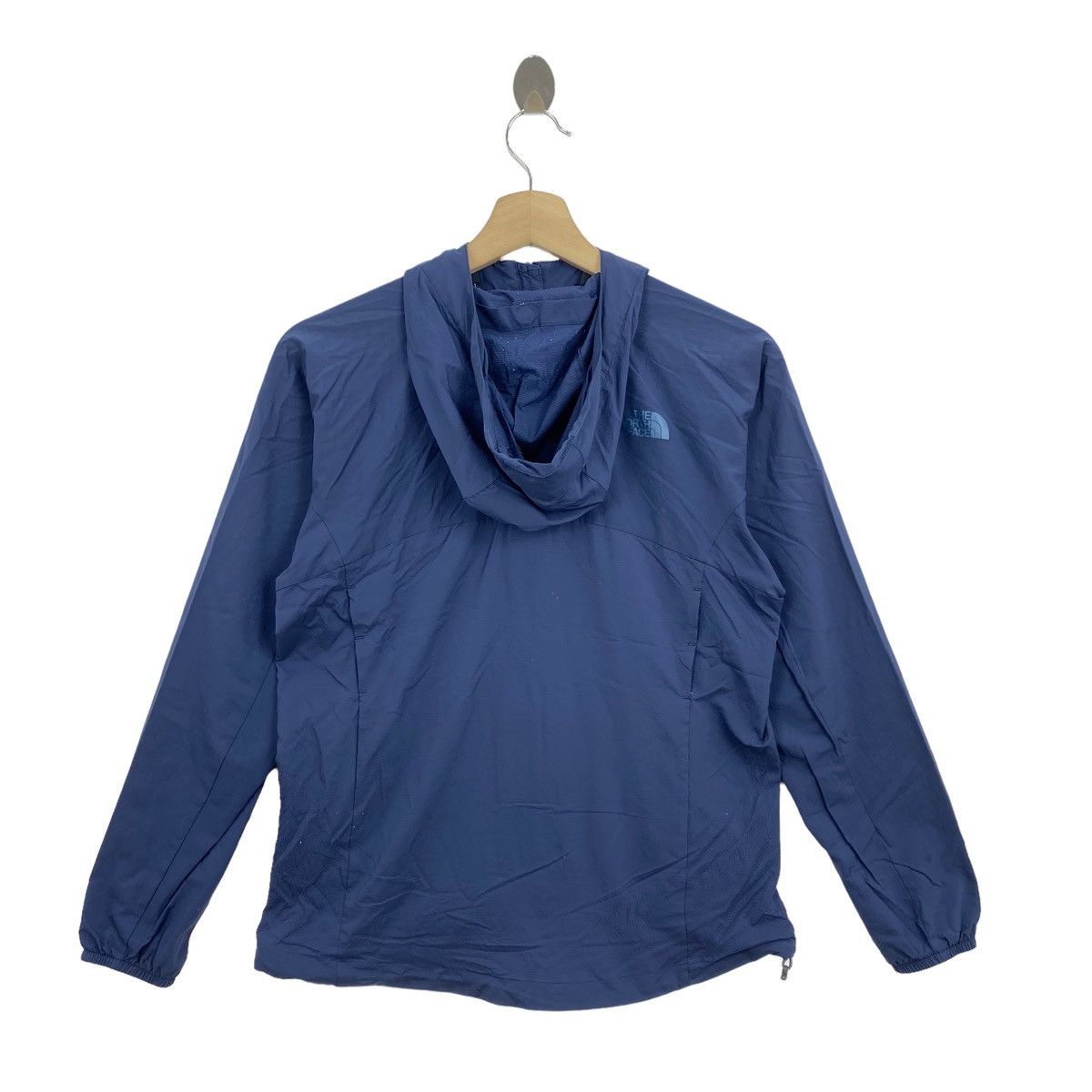 The North Face × Vintage Vintage THE NORTH FACE Full Zipper Blue Hooded Bomber Jacket Size M / US 6-8 / IT 42-44 - 8 Thumbnail