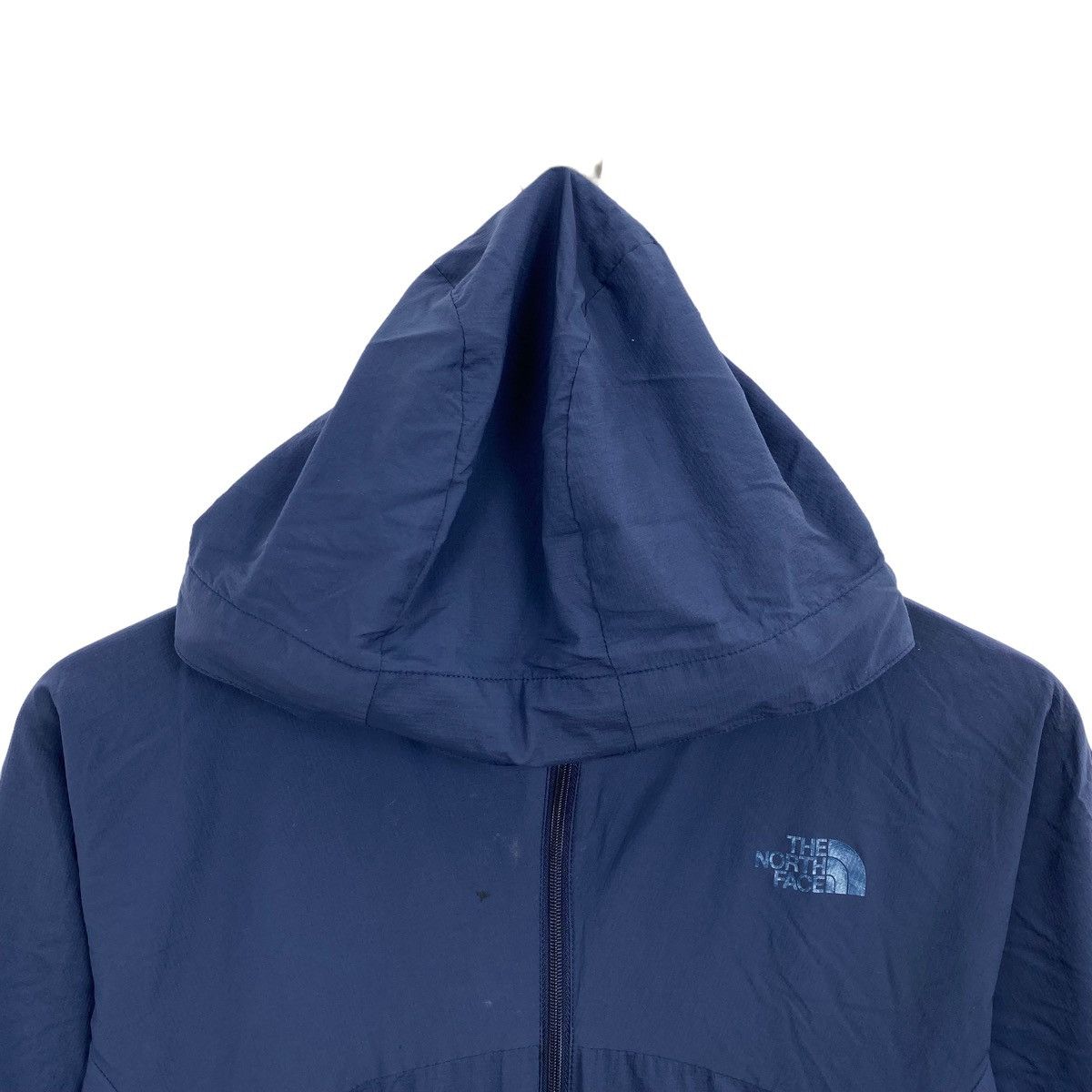 The North Face × Vintage Vintage THE NORTH FACE Full Zipper Blue Hooded Bomber Jacket Size M / US 6-8 / IT 42-44 - 2 Thumbnail