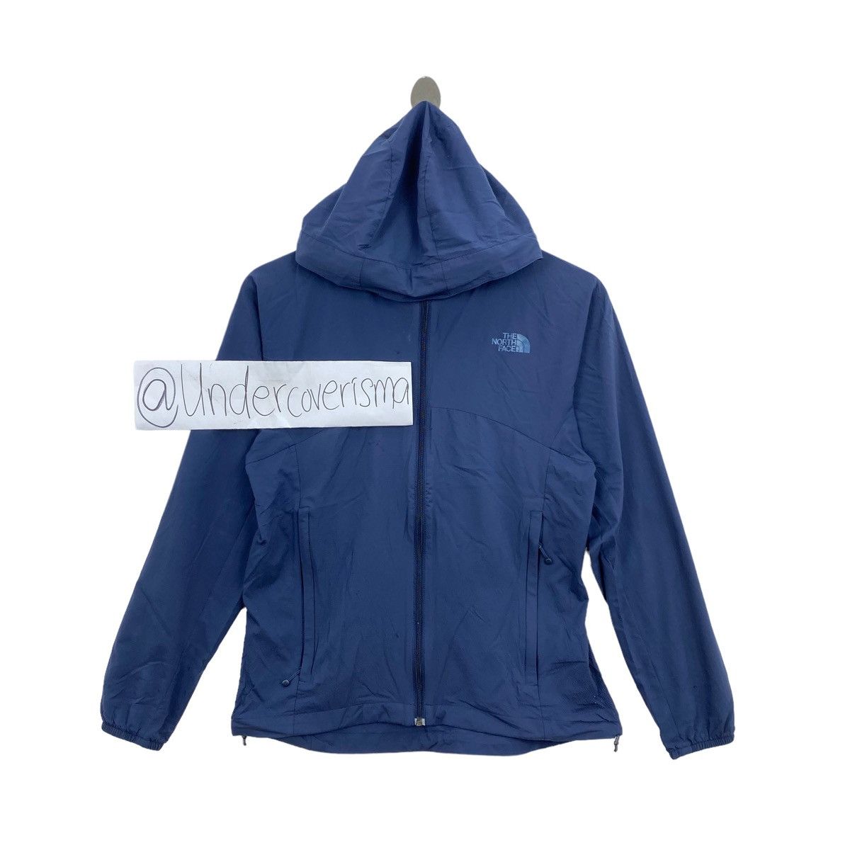 The North Face × Vintage Vintage THE NORTH FACE Full Zipper Blue Hooded Bomber Jacket Size M / US 6-8 / IT 42-44 - 1 Thumbnail