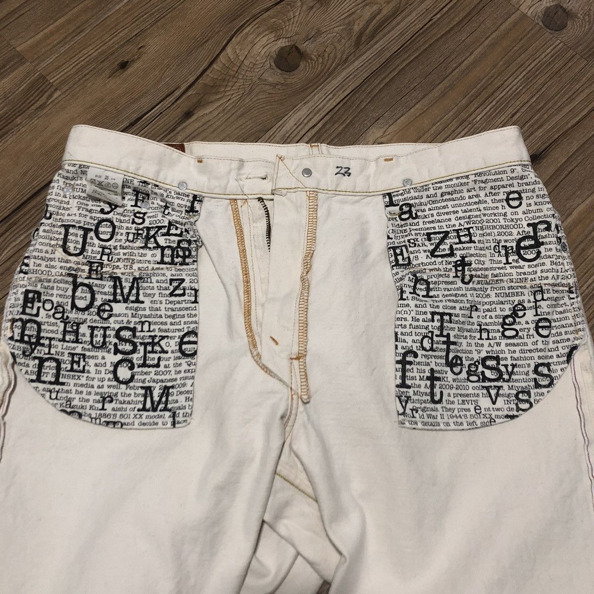 Levi's Vintage Clothing Vintage Levi’s 305 Lefty Jeans by Takahiro Kuraishi Jeans Size US 35 - 8 Thumbnail