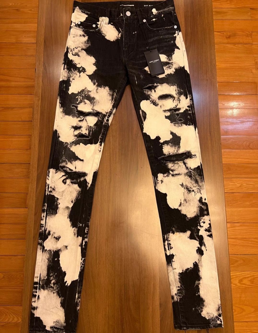 Yves Saint Laurent Saint Laurent 16Ss Splash Ink Pant Size 28 Black |  Grailed