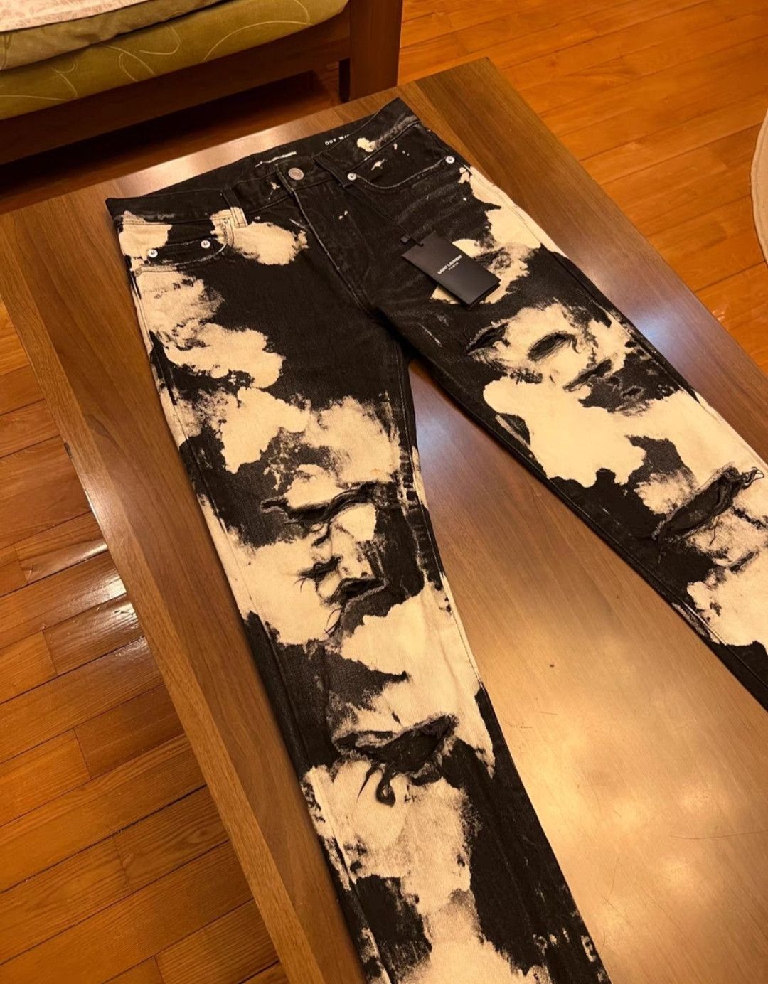 Yves Saint Laurent Saint Laurent 16Ss Splash Ink Pant Size 28 Black |  Grailed