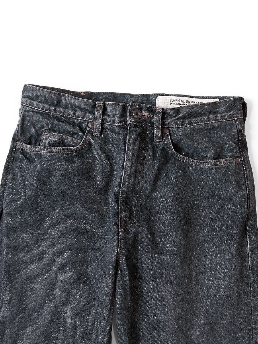 Kapital Kapital 14oz black denim pants 5P OKABELLBO in 27 Size US 27 - 5 Thumbnail
