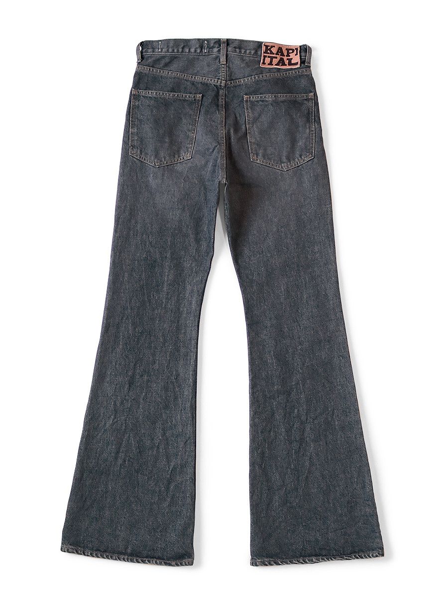 Kapital Kapital 14oz black denim pants 5P OKABELLBO in 27 Size US 27 - 2 Thumbnail