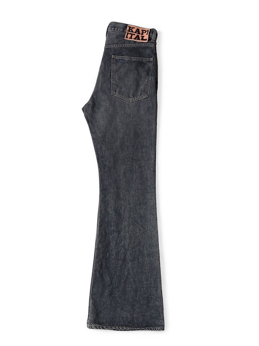 Kapital Kapital 14oz black denim pants 5P OKABELLBO in 27 Size US 27 - 1 Thumbnail
