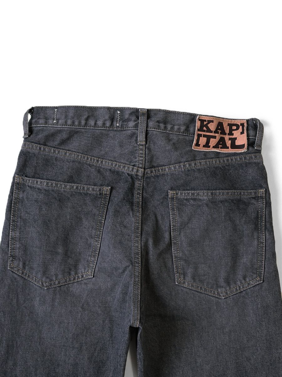 Kapital Kapital 14oz black denim pants 5P OKABELLBO in 27 Size US 27 - 6 Thumbnail
