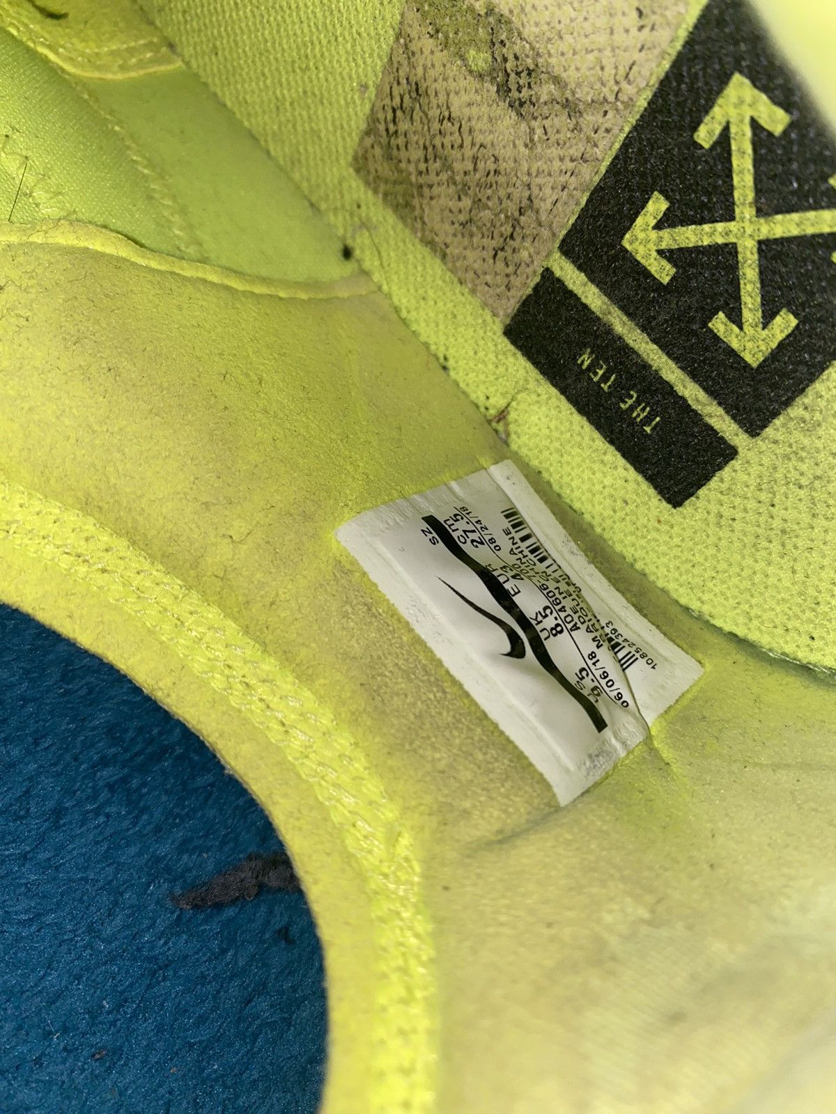 Nike × Off-White Air force 1 x OFF WHITE Size US 9.5 / EU 42-43 - 6 Thumbnail