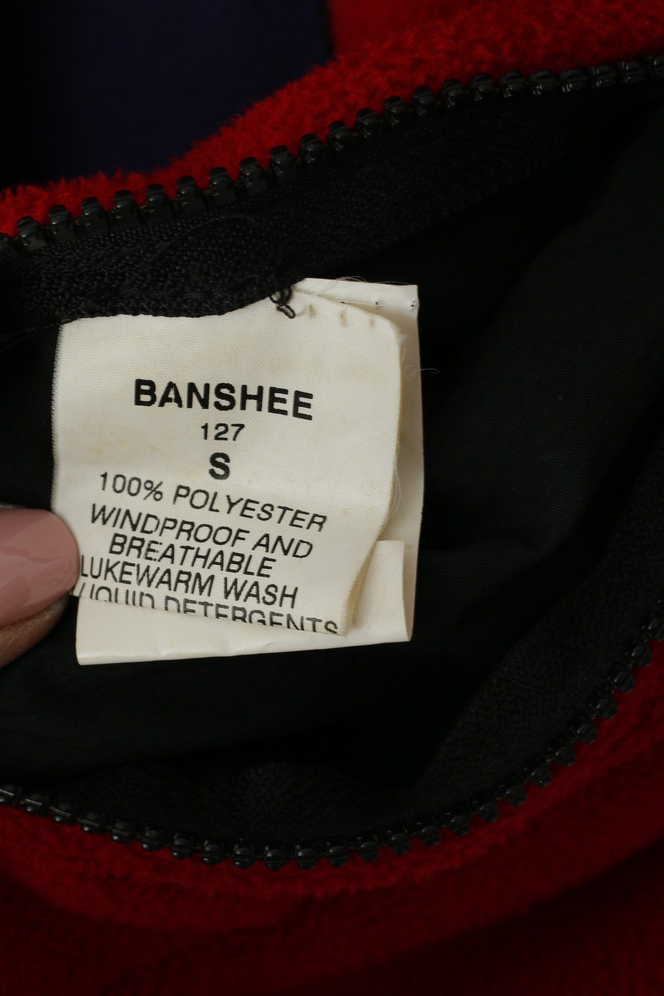 Vintage Sprayway Men S Fleece Top Red Vintage Windbloc 5935 Size US S / EU 44-46 / 1 - 4 Thumbnail