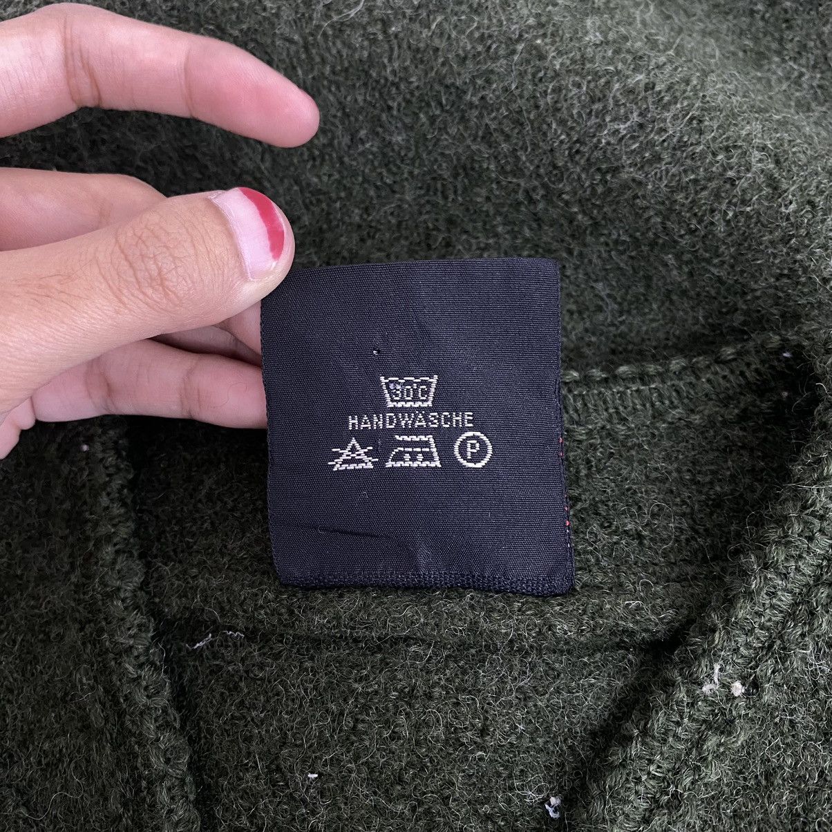 Vintage Vintage ARBEP STRICKMODEN Button Up Green Wool Coat Jacket Size S / US 4 / IT 40 - 6 Thumbnail