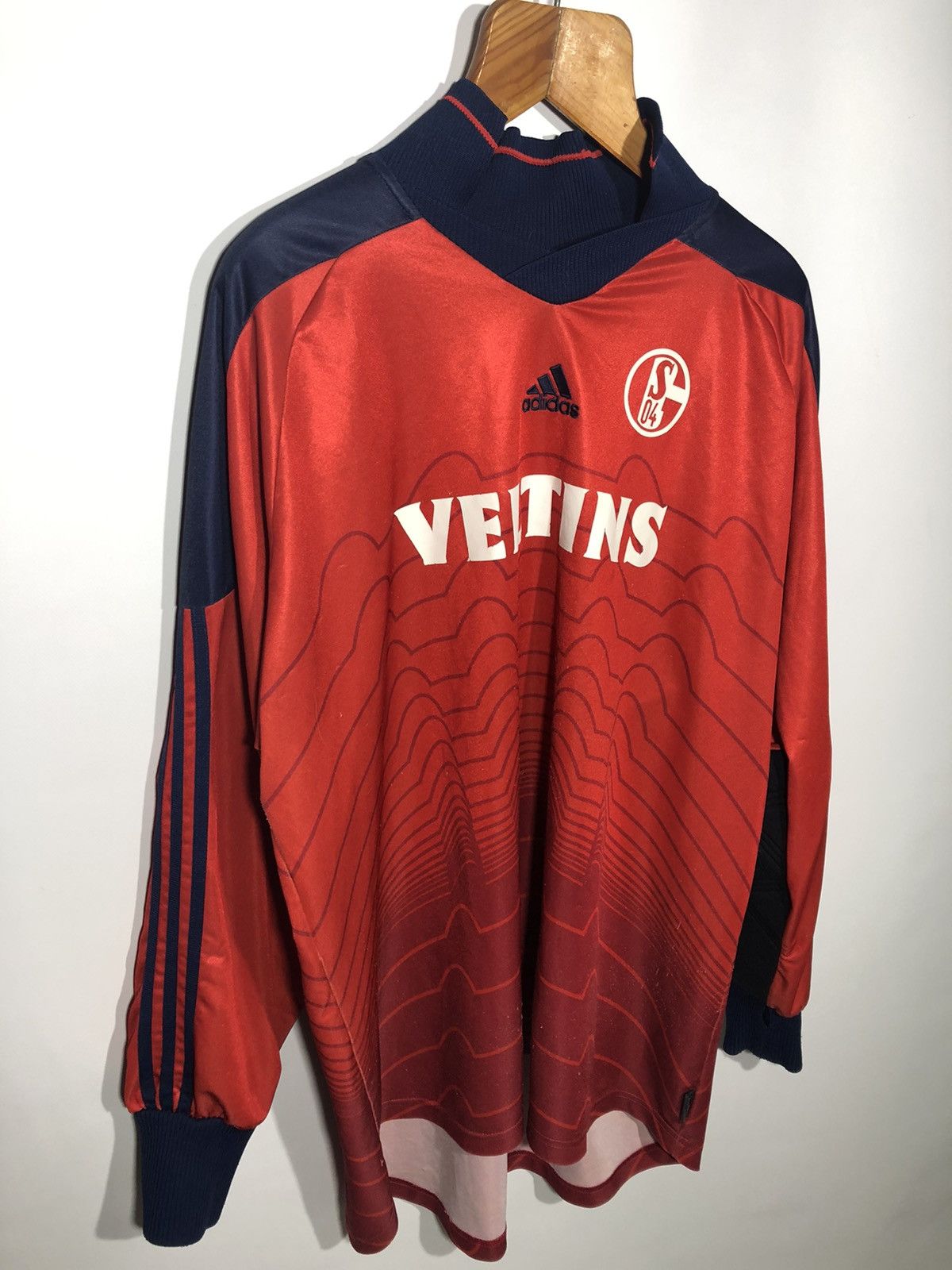 Vintage Vintage 2000s Schalke 04 Goalkeeper Shirt Adidas Jersey Size US XXL / EU 58 / 5 - 3 Thumbnail