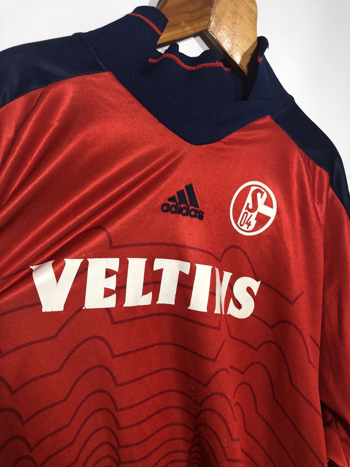 Vintage Vintage 2000s Schalke 04 Goalkeeper Shirt Adidas Jersey Size US XXL / EU 58 / 5 - 4 Thumbnail